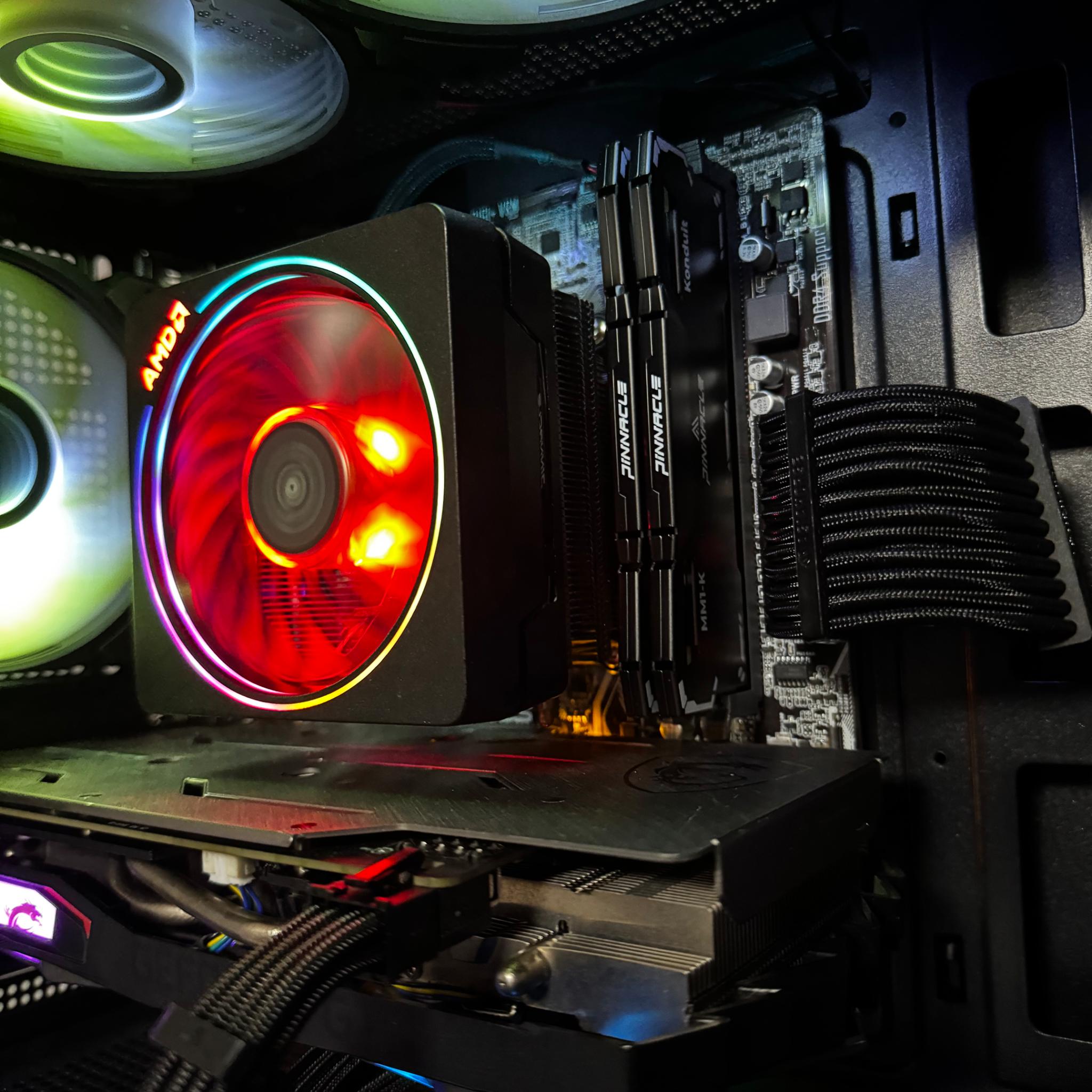 🏴DARKNIGHT🏴 | RYZEN 7 1700X | NVIDIA 1660 | 1TB SSD | 16GB DDR4 | BT/WIFI | WIN 11