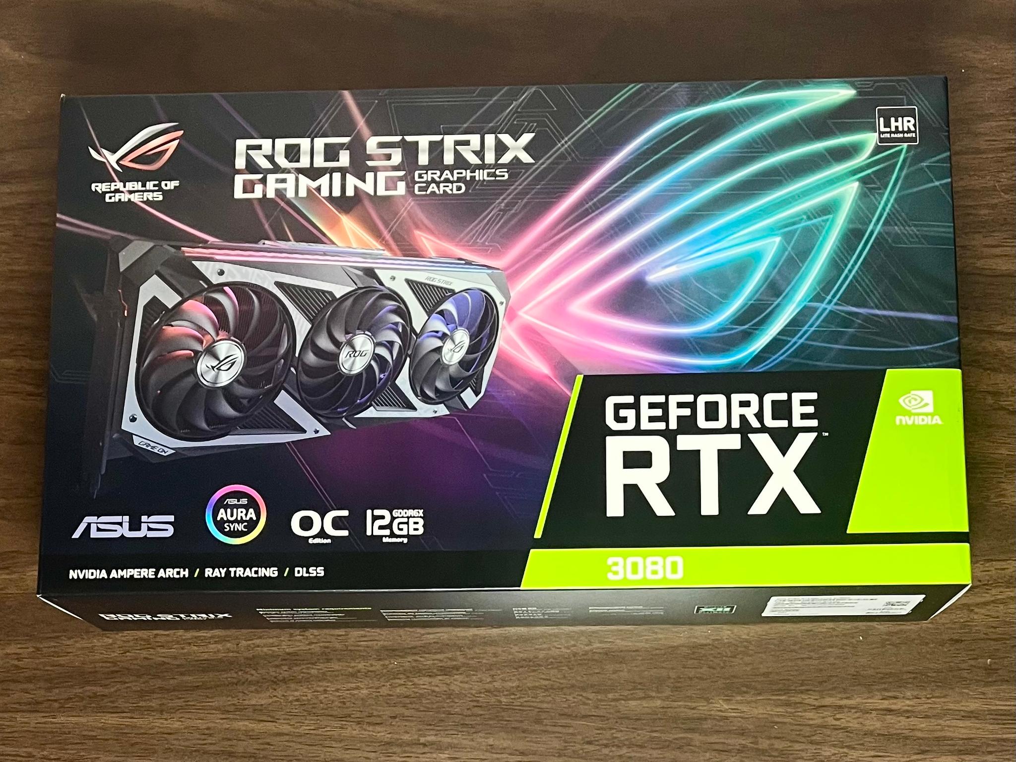 ROG STRIX GAMING OC GeForce RTX 3080 12GB | Includes Original Box and Accessories