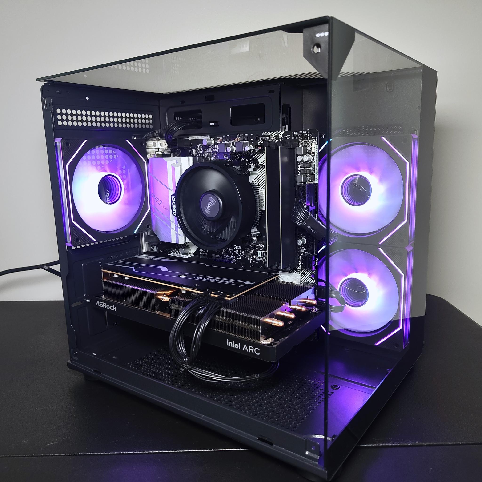 🔵PRO Gaming/Streaming PC |Ryzen 5 5500 | 16GB RAM | 1.5TB Storage | ARC A750 | Windows 11 WiFi 6🔵
