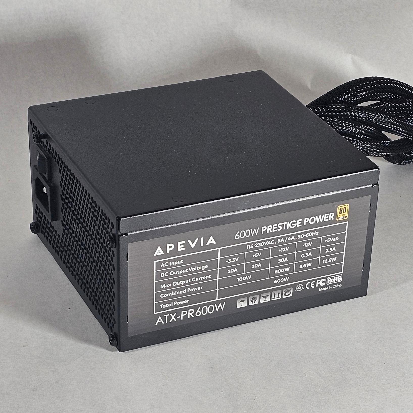 600 Watt PSU Apevia ATX-PR600W Prestige Power Supply