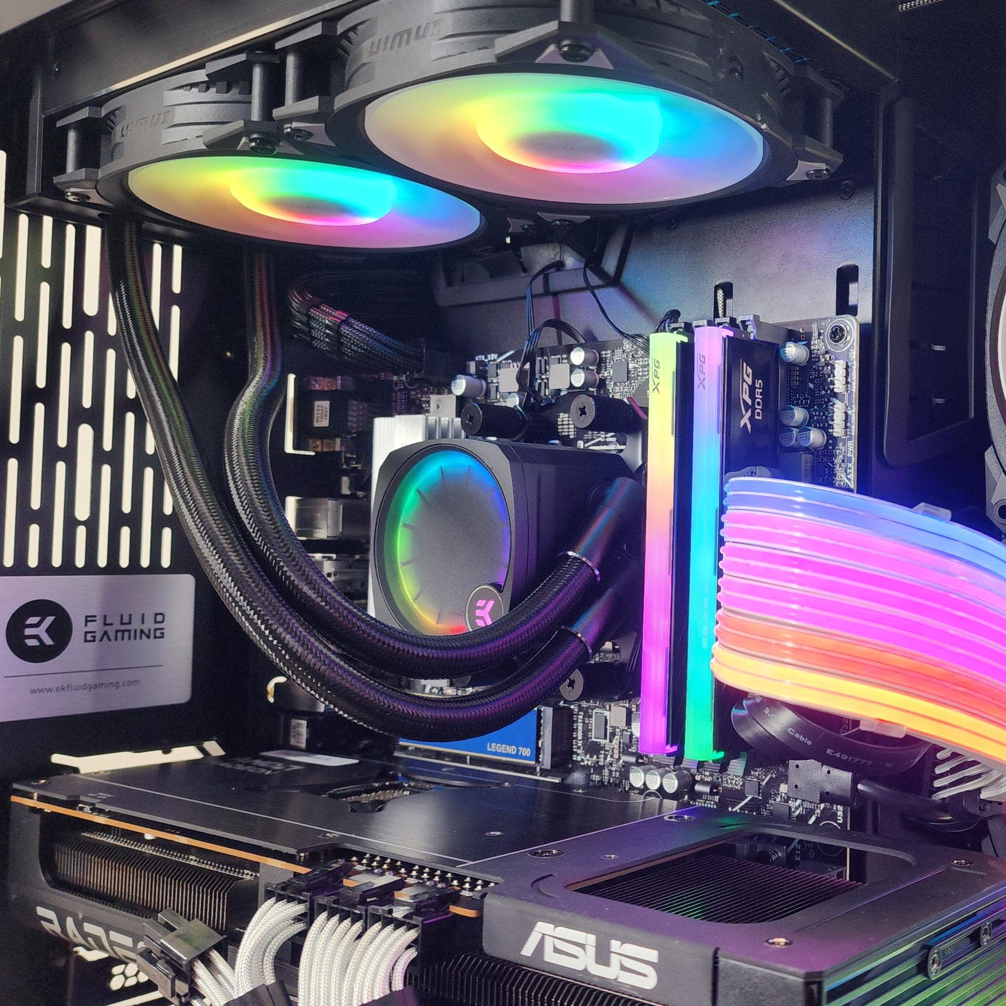 Gaming PC Ryzen 7 7700X 32GB RAM 1TB SSD RX 9070 XT 16GB Windows 11 Computer