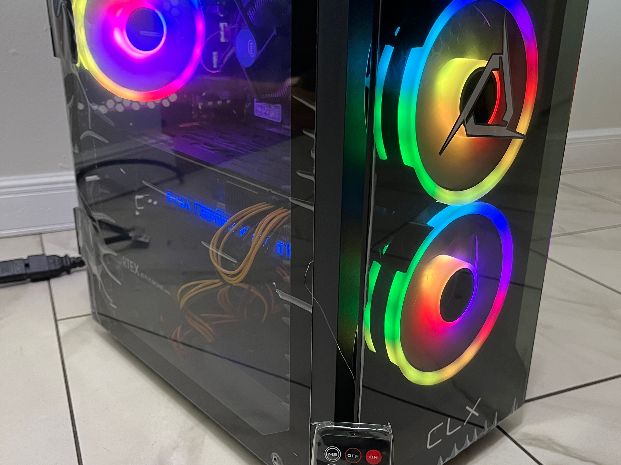 NVIDIA RTX 2070, Intel Core i5-9400, 16GB RAM, 1.2TB Storage, Gaming PC w/ Wi-Fi, BT & RGB Remote