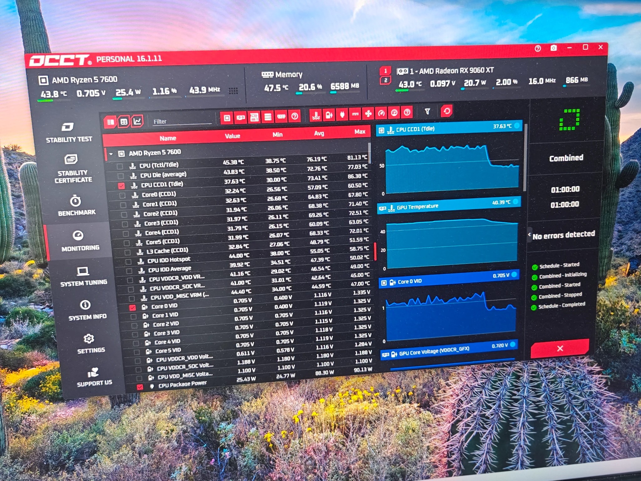 Gaming PC|AMD Ryzen 5 7600|AMD Radeon RX 9060 XT|1 TB NVME SSD|32 GB DDR5 6000|Windows 11 Home