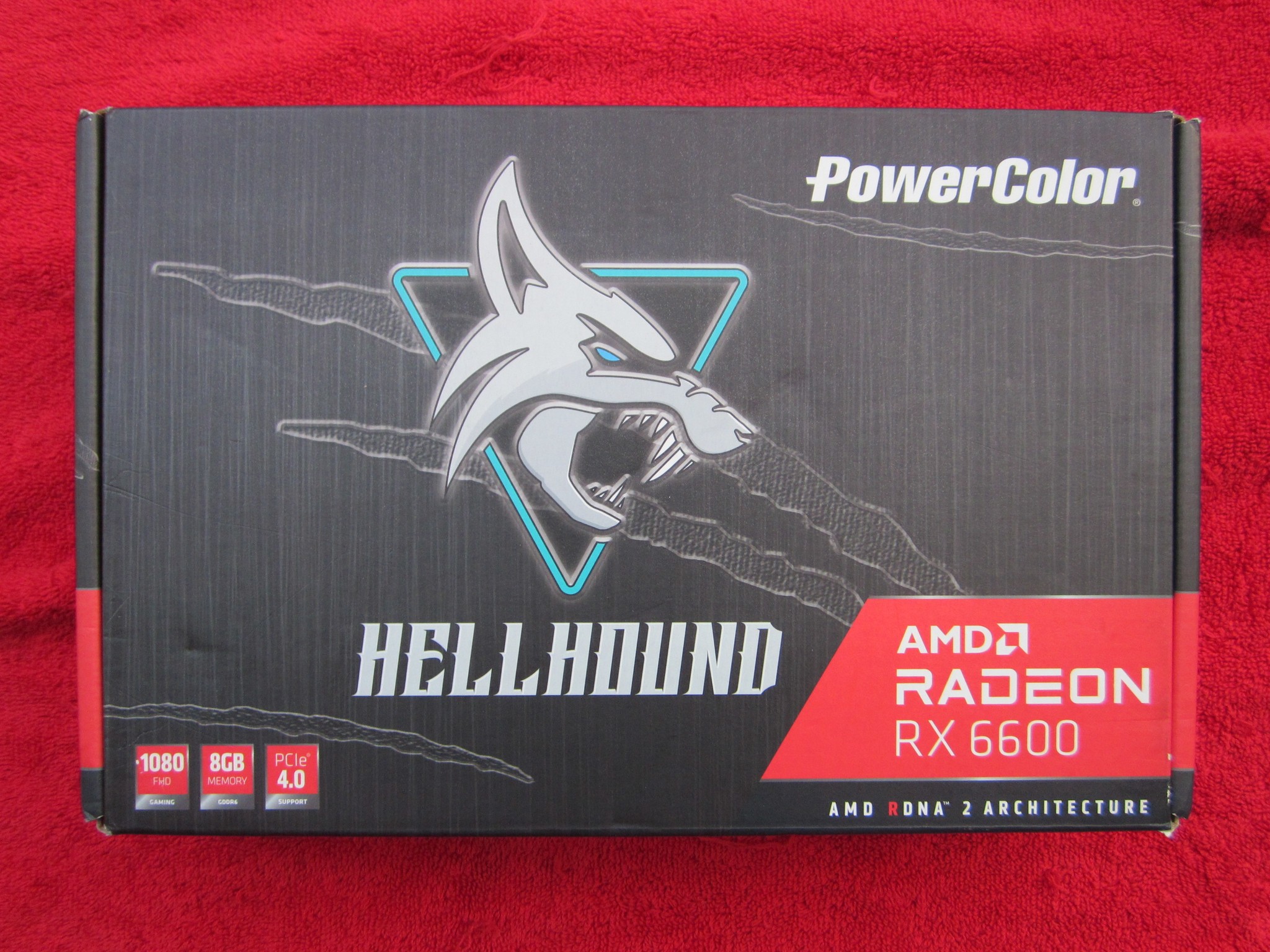 PowerColor Hellhound AMD Radeon RX 6600 8GB GDDR6 Graphics Card