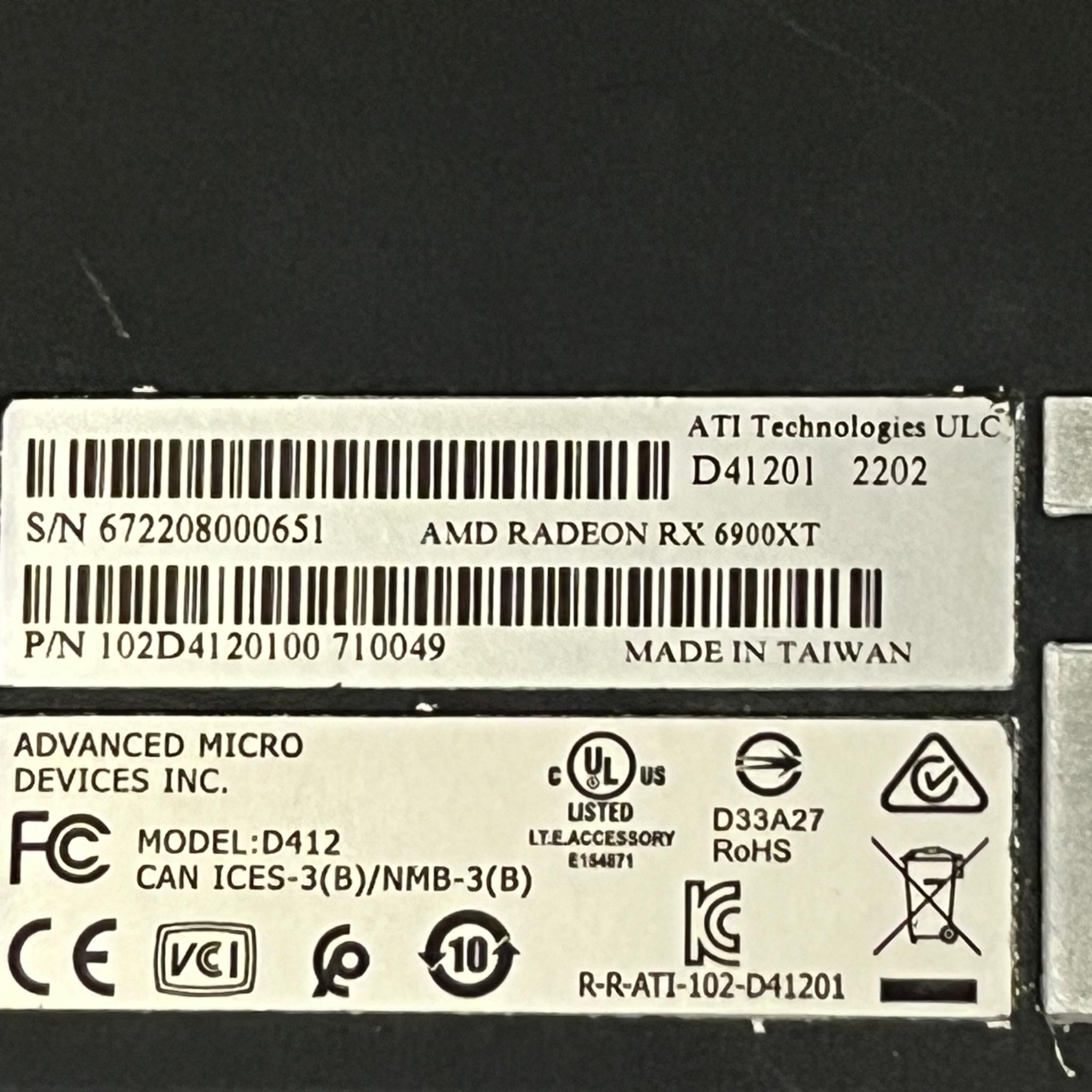 Overheating but working AMD 6900xt GPU
