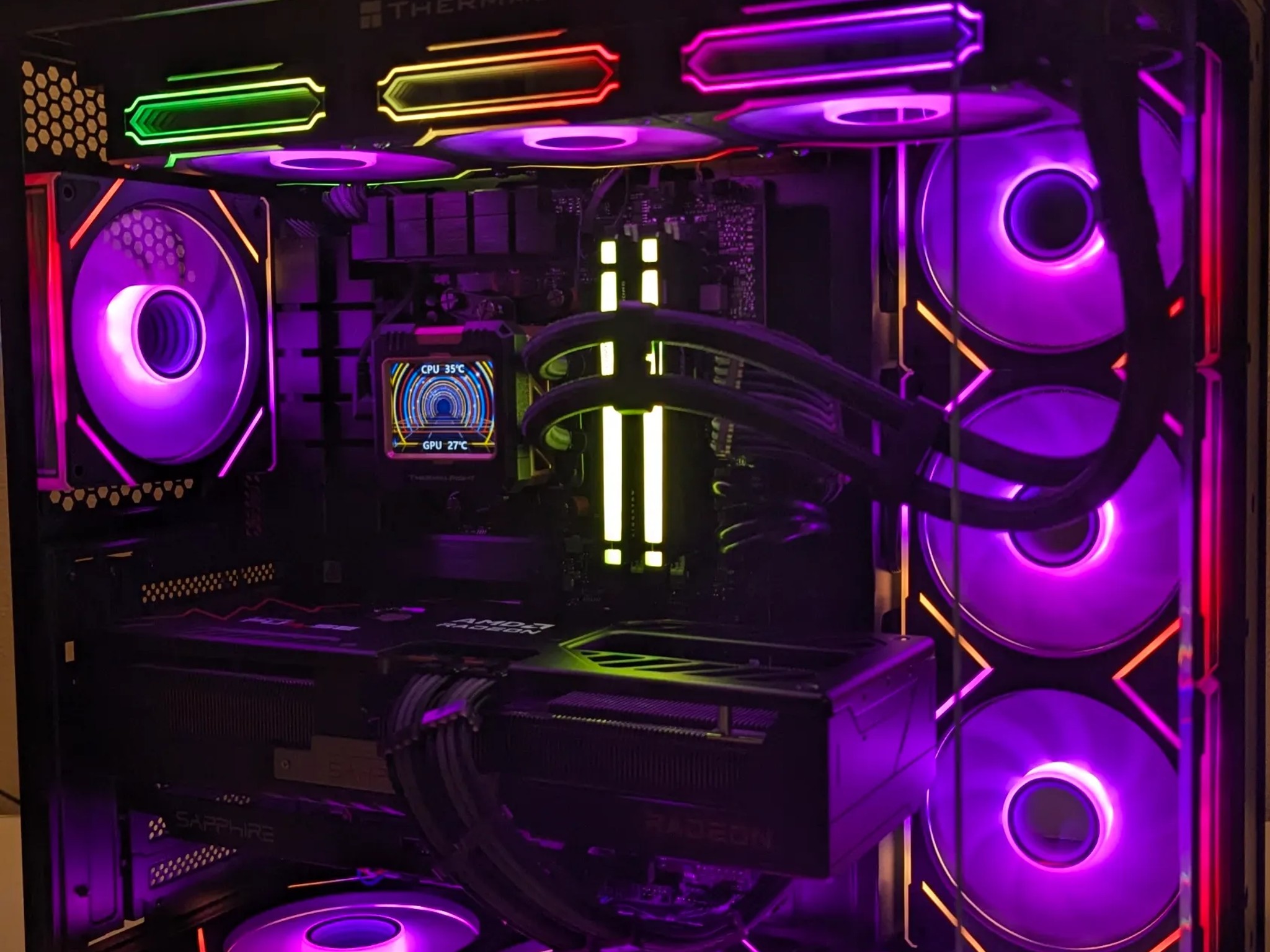 🔥 Ultimate Gaming PC - |RX 9070XT 16GB| RYZEN 7800X3D| 32GB DDR5 | 2TB SSD| 360MM AIO|