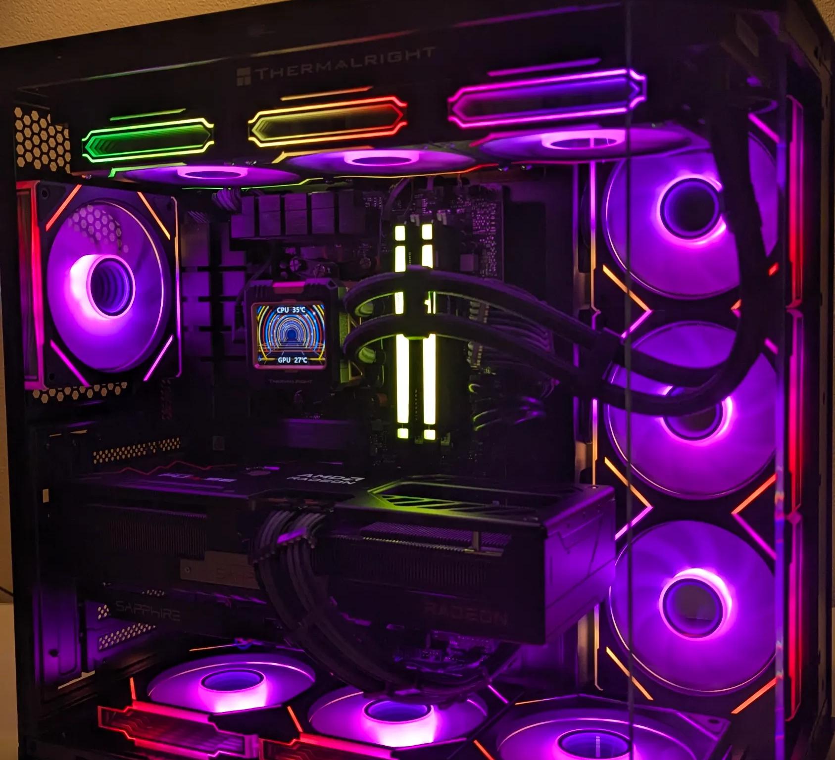 🔥 Ultimate Gaming PC - |RX 9070XT 16GB| RYZEN 7800X3D| 32GB DDR5 | 2TB SSD| 360MM AIO|