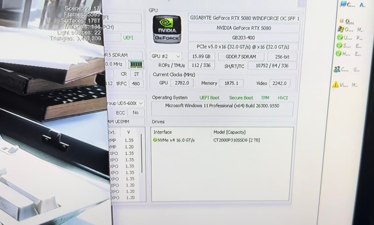 GIGABYTE GeForce RTX 5080 WINDFORCE SFF 16G