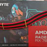 Radeon RX 7800xt GIGABYTE GAMING OC 16gb VRAM + CABLE EXTENSIONS