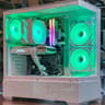 ⚪ White ⚪ Gaming Pc (Ryzen 5 + RTX 3060 TI)