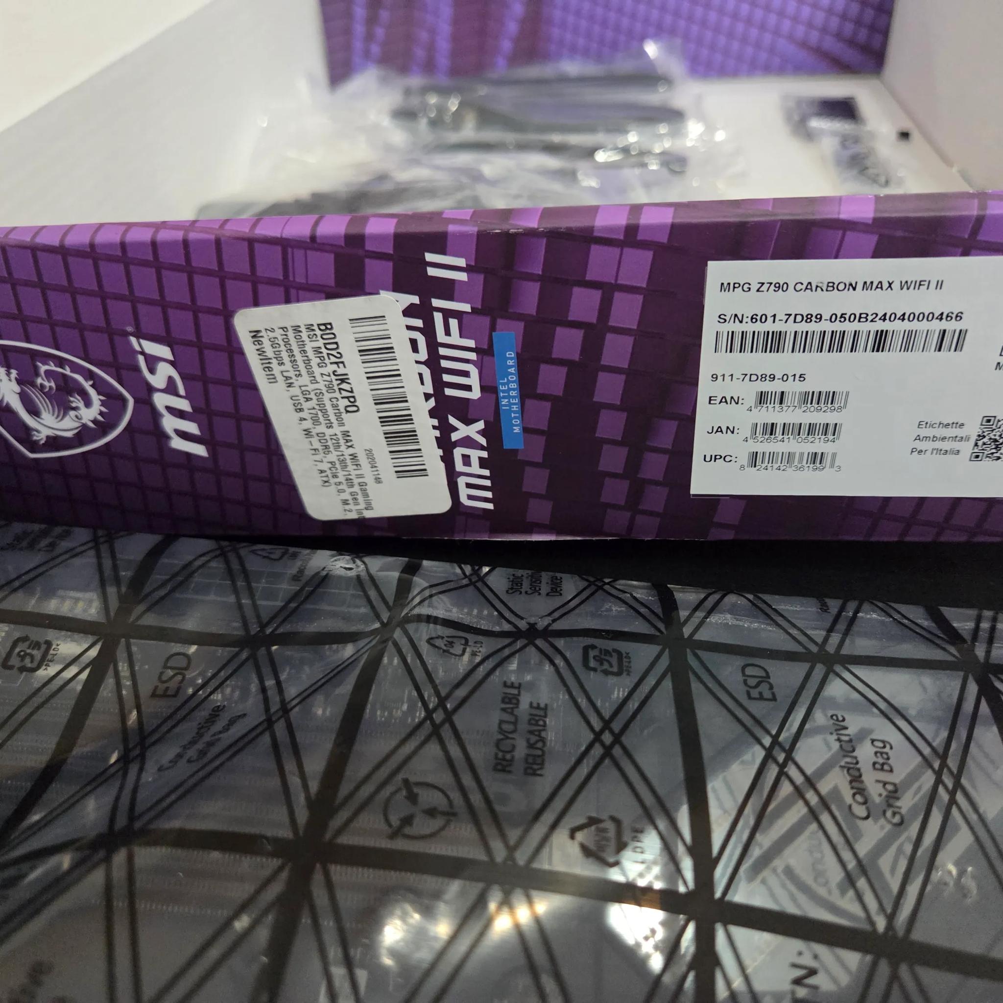 MSI Carbon Wifi 2 Z790 / i9 14900K Combo ( Like New )