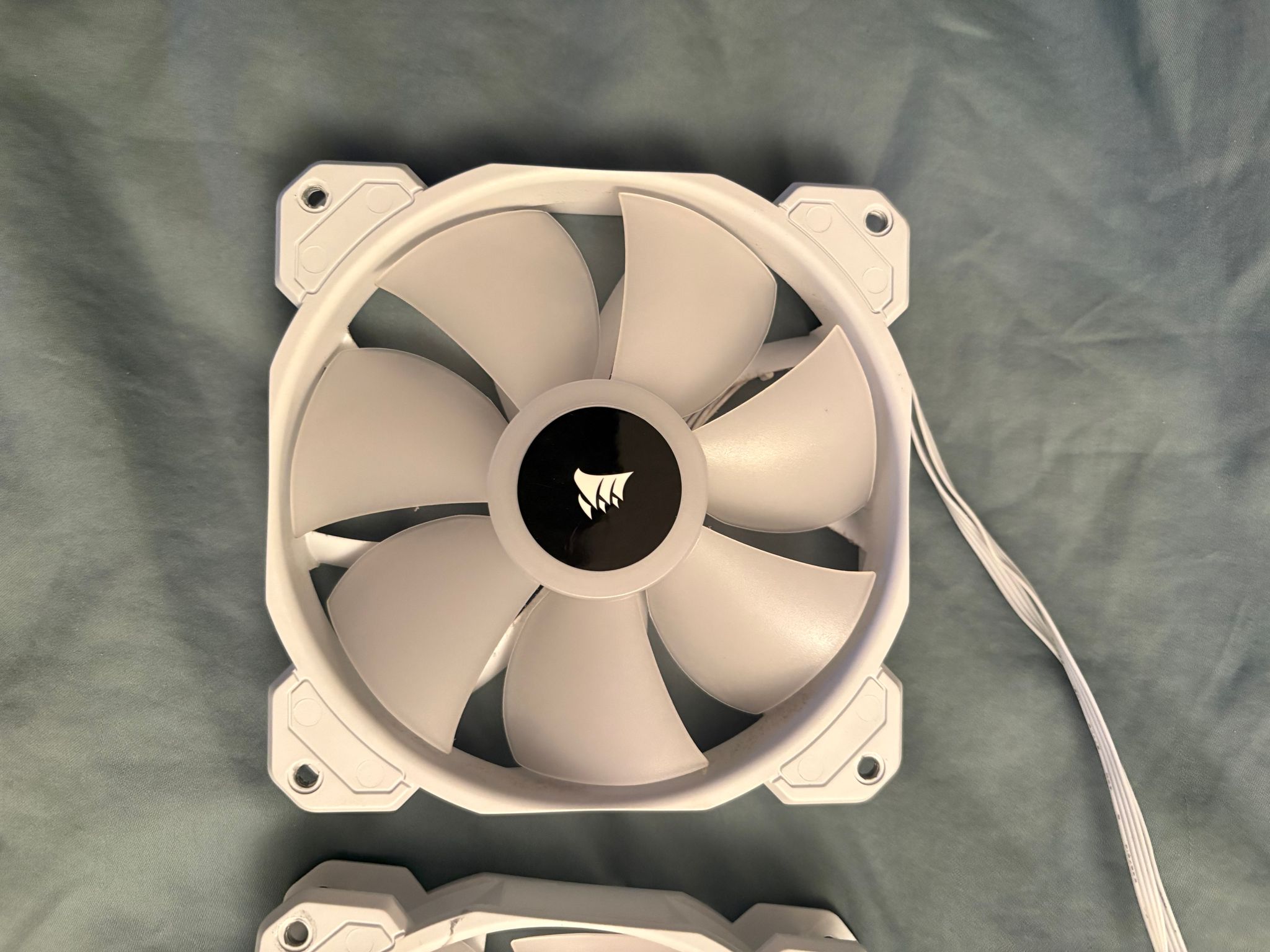 Corsair iCUE SP RGB ELITE 120mm White 3-Pack (No RGB Hub)