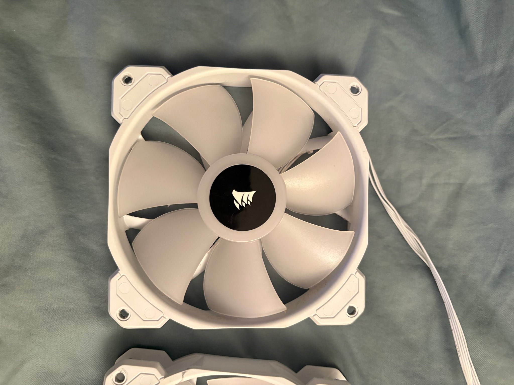 Corsair iCUE SP RGB ELITE 120mm White 3-Pack (No RGB Hub)