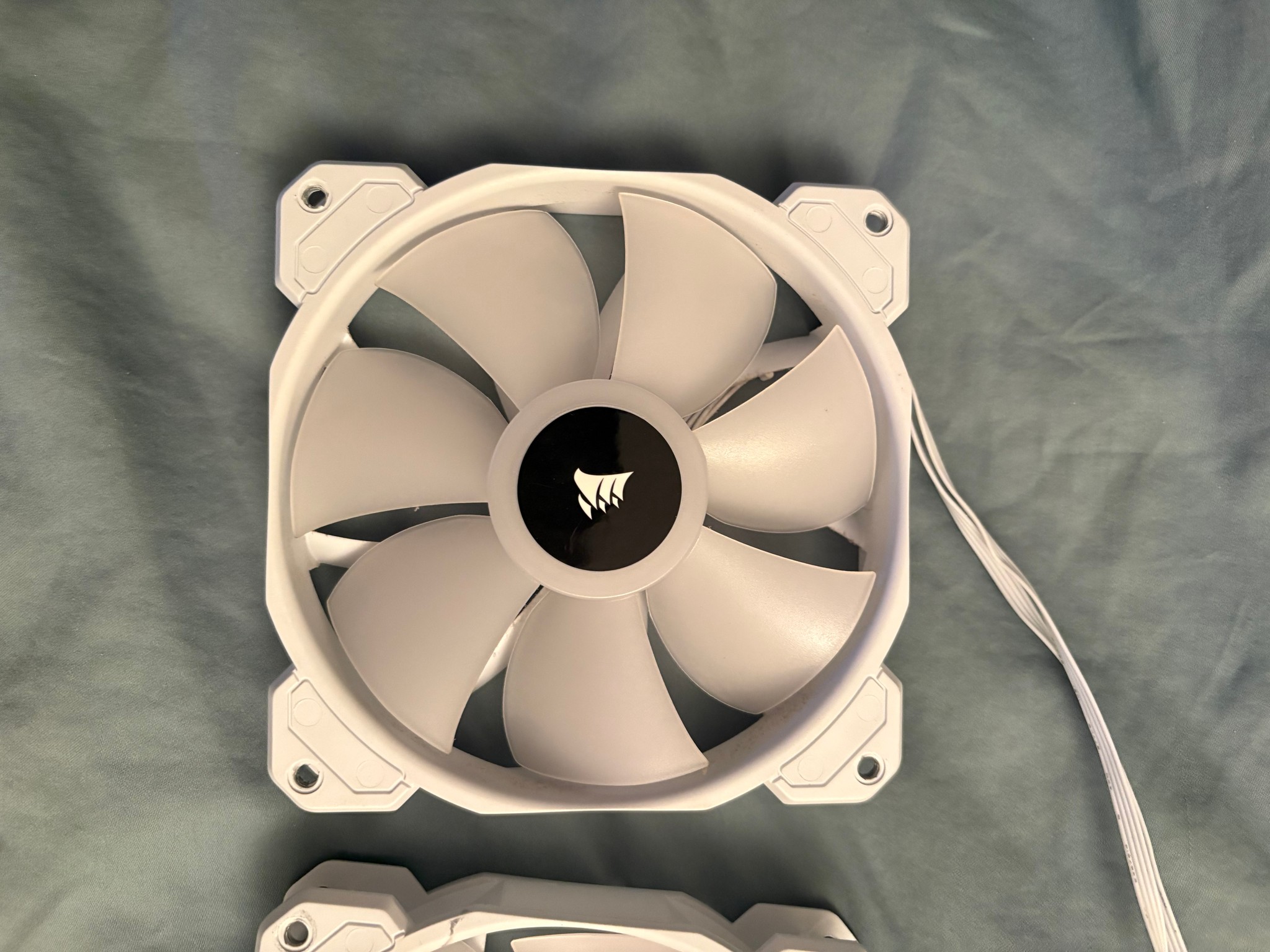 Corsair iCUE SP RGB ELITE 120mm White 3-Pack (No RGB Hub)