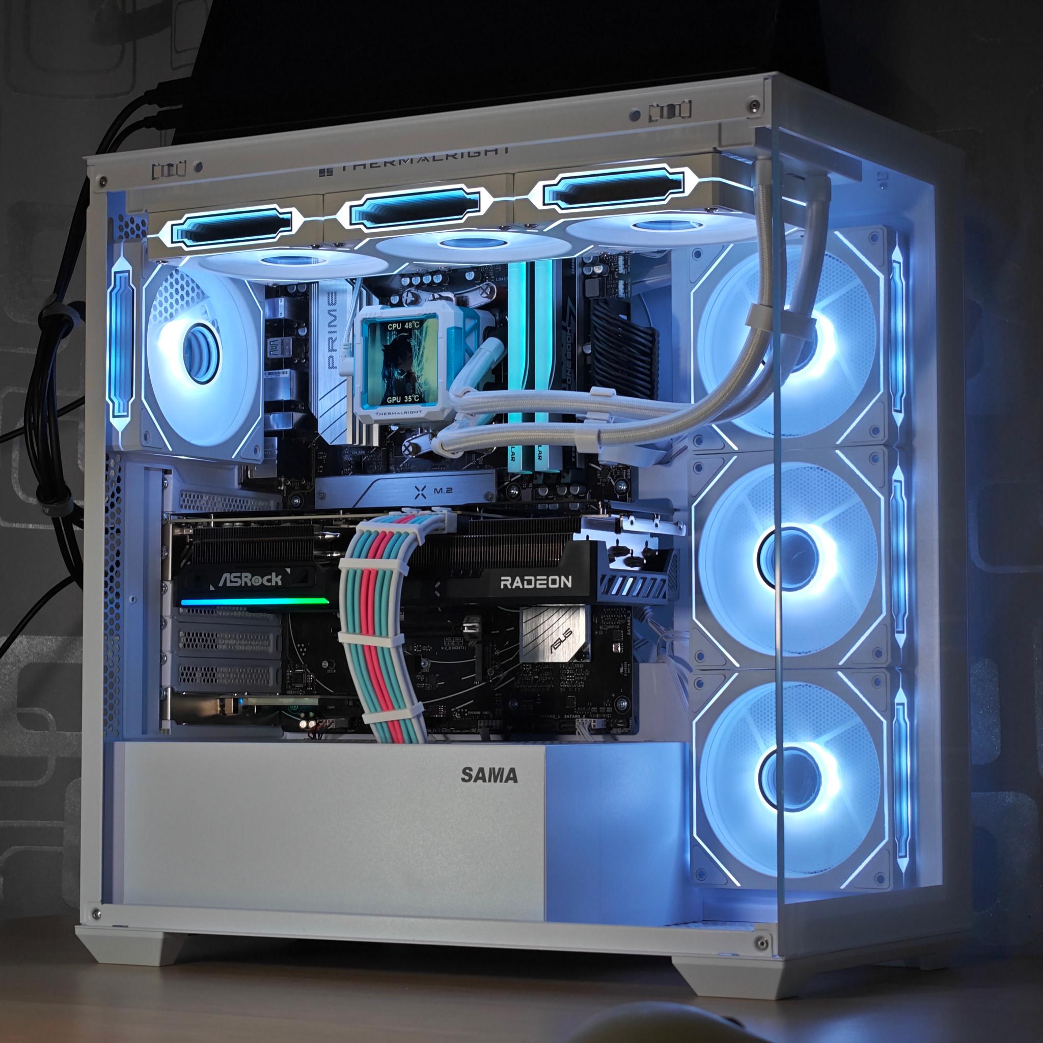 RX 9070 XT 16GB, Ryzen 7 7800X3D, 32GB DDR5, 1TB NVMe | 1440P / 4K Gaming & Productivity Workstation