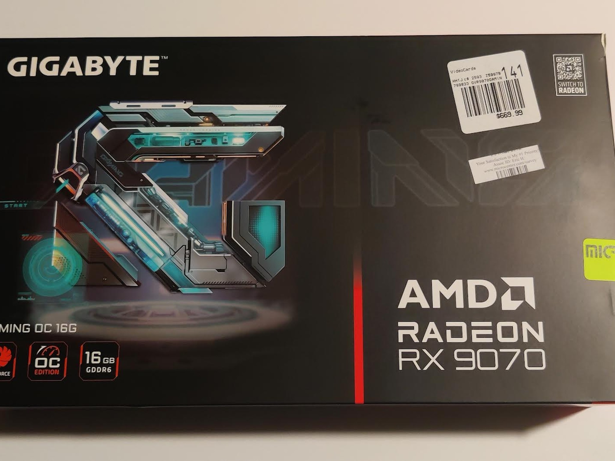 RX9070 - Gigabyte triple fan - Great condition