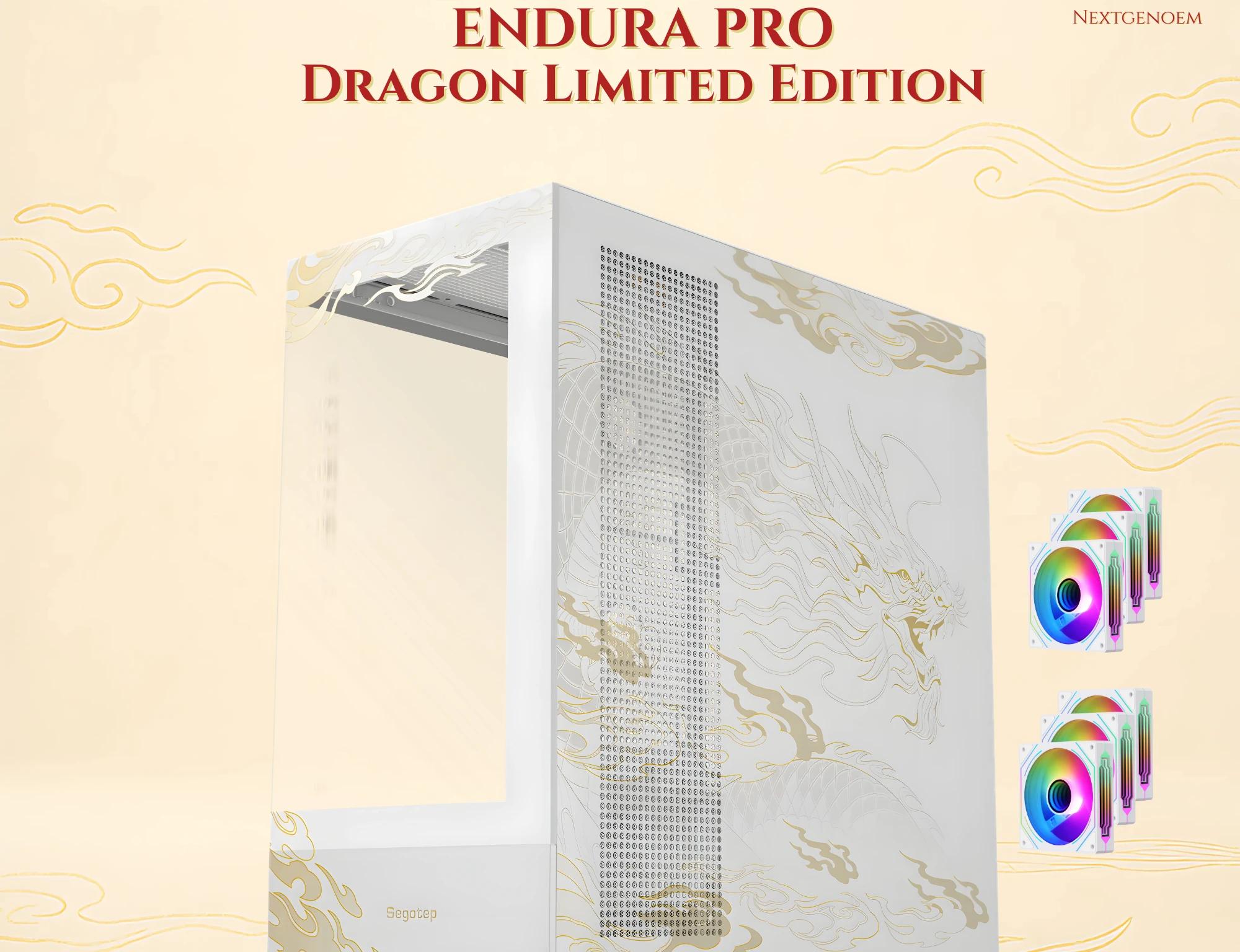 SEGOTEP Endura Pro+ | 🐉🌟LOONG/DRAGON Edition🌟 🐉 |360mm AIO Support | 6 ARGB FAN INCLUDED