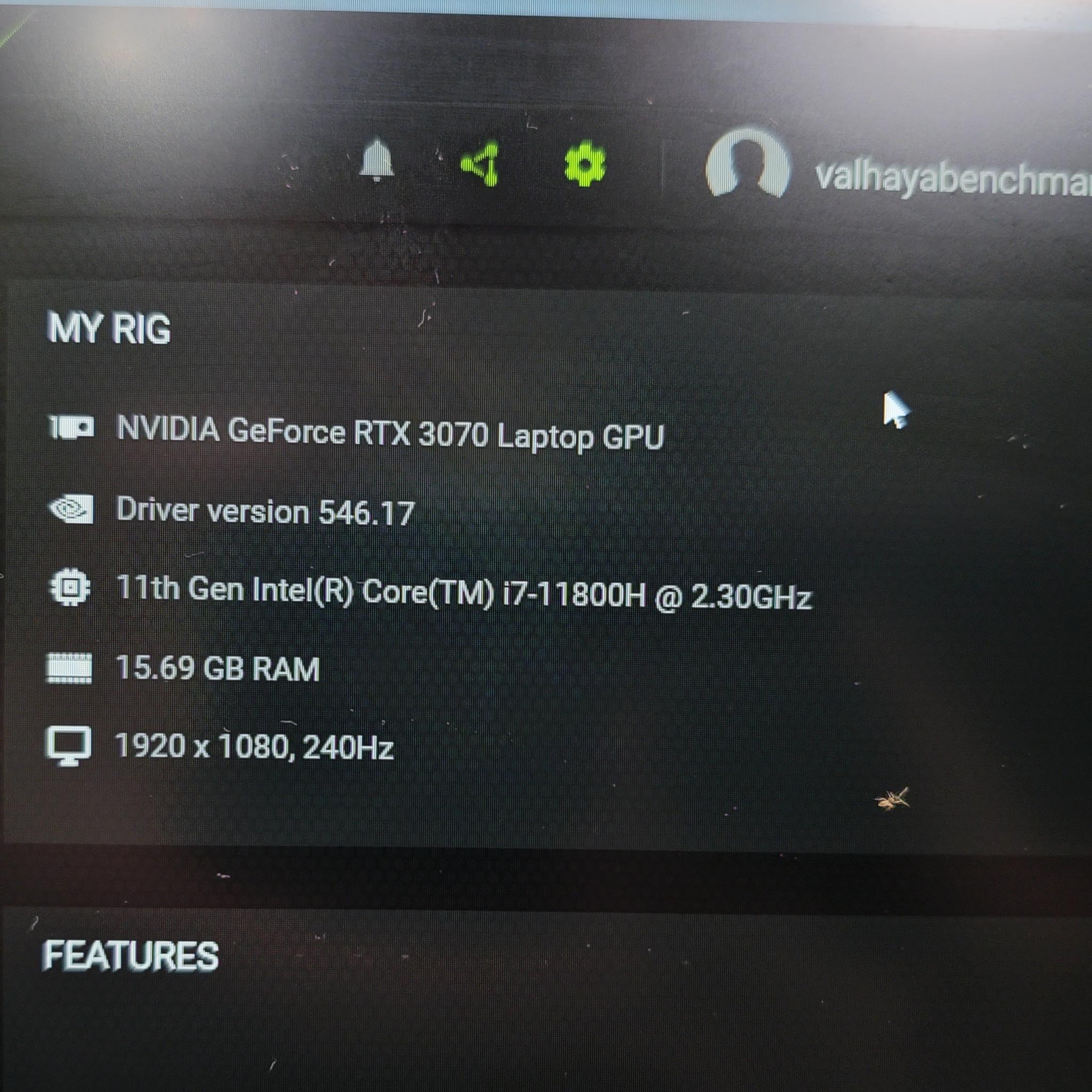 240hz Gaming Laptop with Intel i7 and RTX 3070 - Fully RGB Keyboard