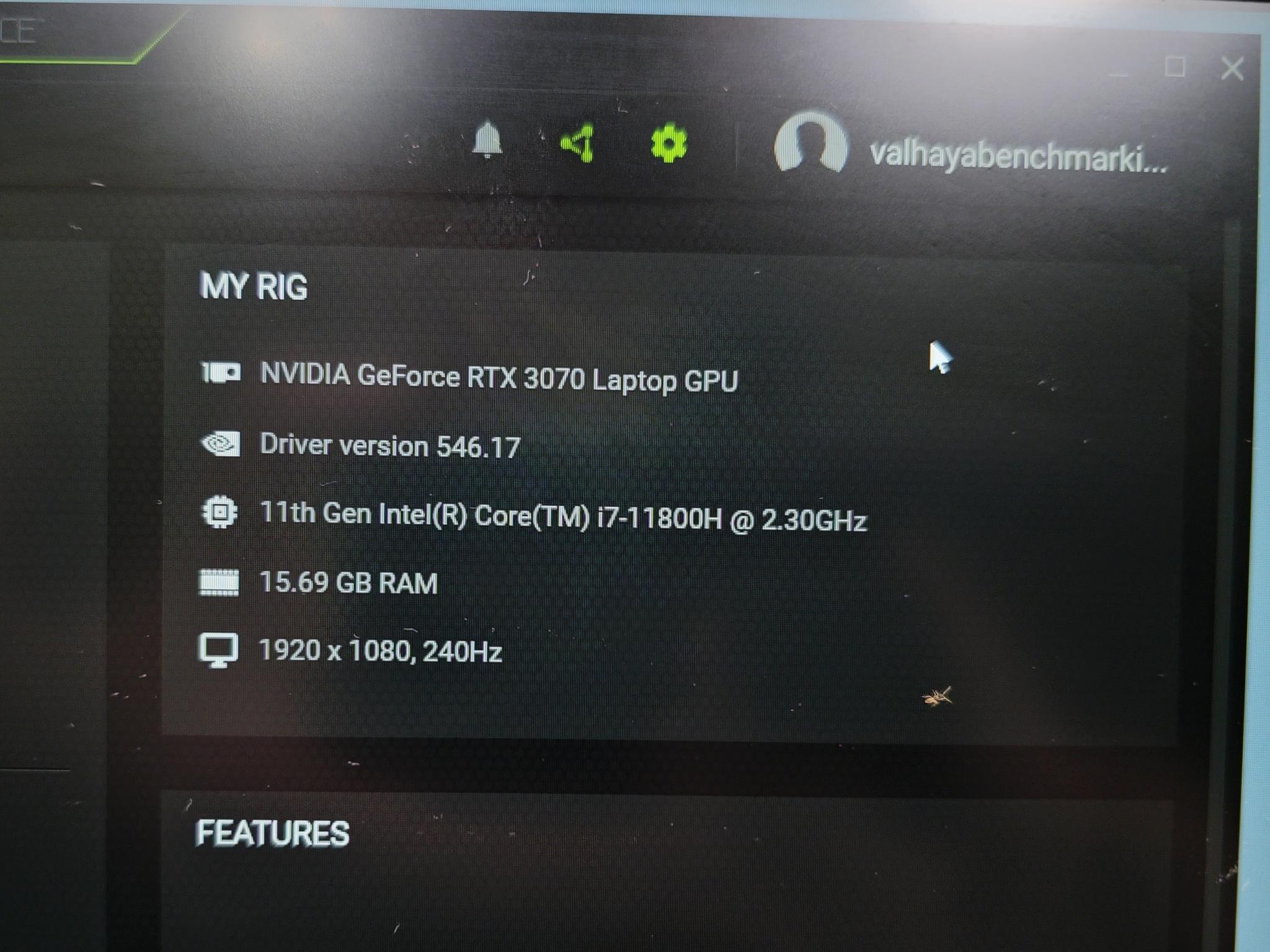 240hz Gaming Laptop with Intel i7 and RTX 3070 - Fully RGB Keyboard