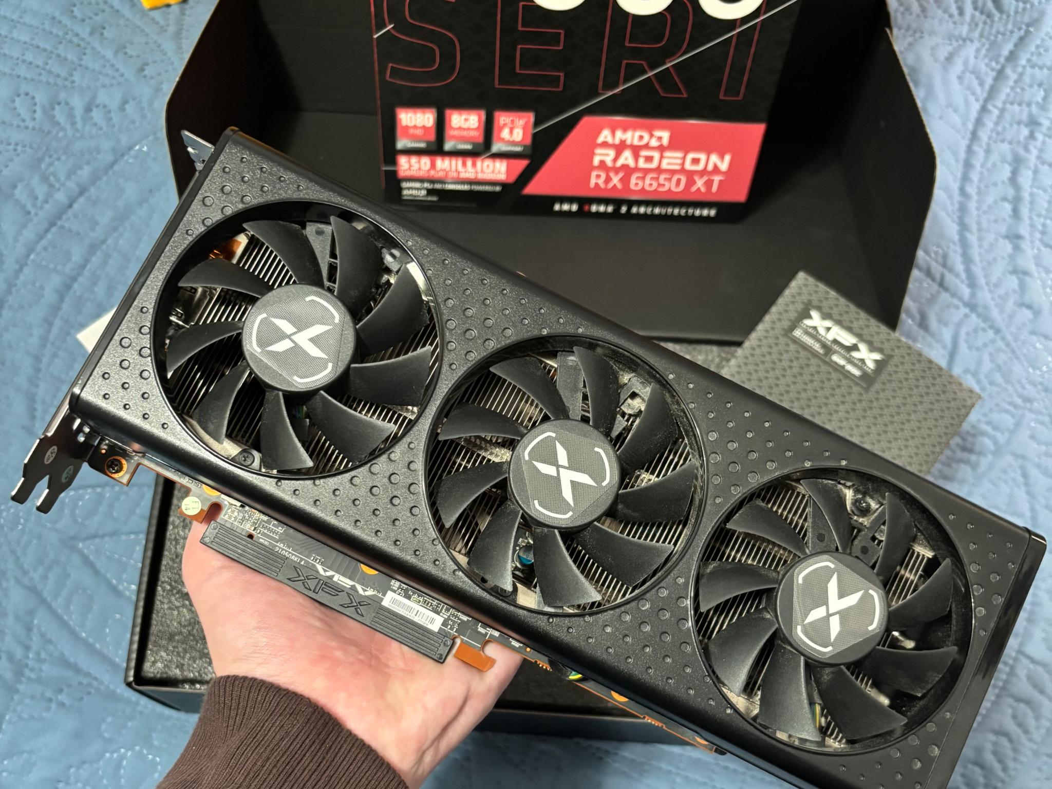XFX Speedster QICK308 RX 6650 XT 8GB – Great 1080p/1440p Gaming Performance, Used-Good