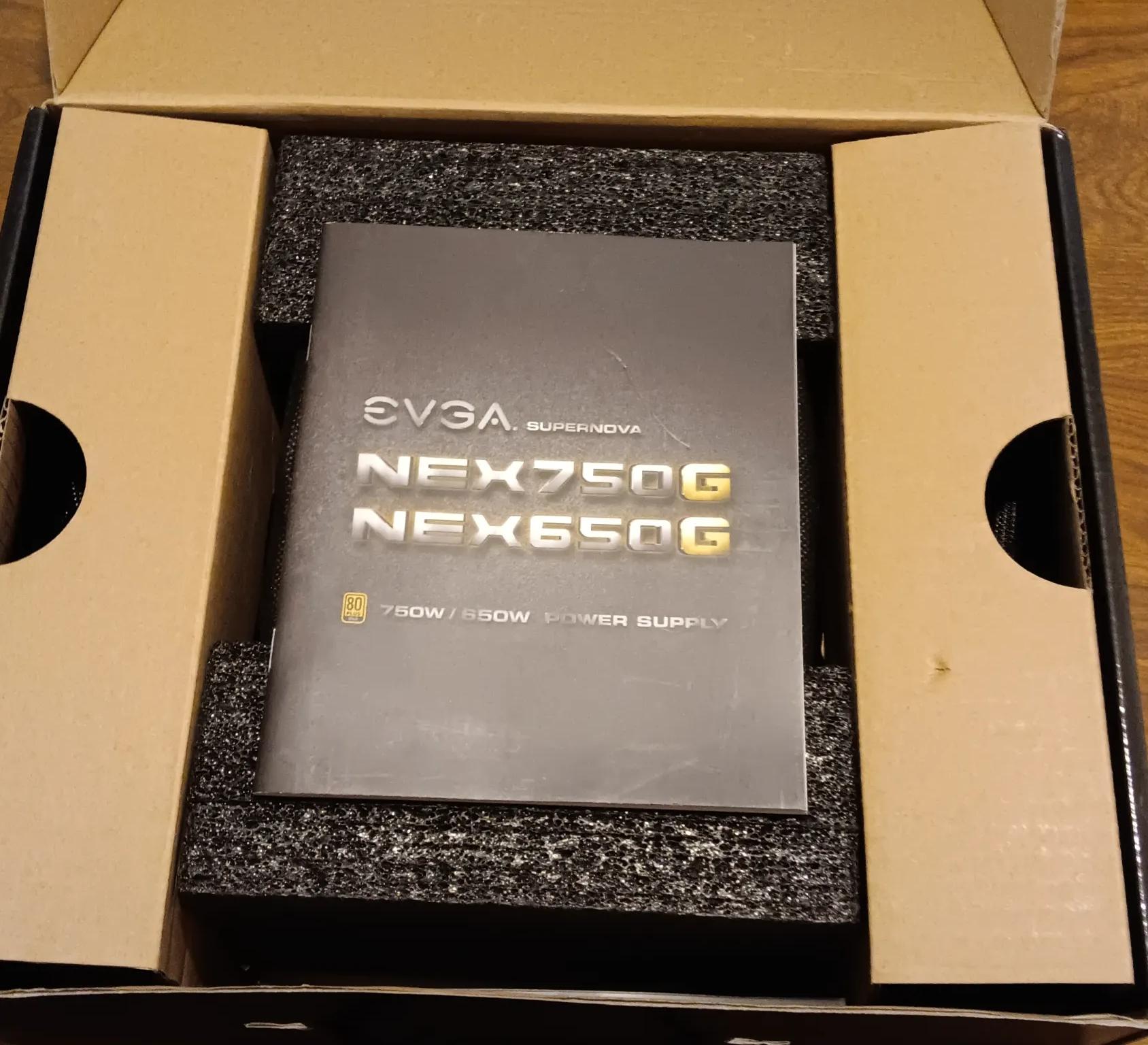 EVGA SuperNova 850 watt PSU Complete in 650 watt Box
