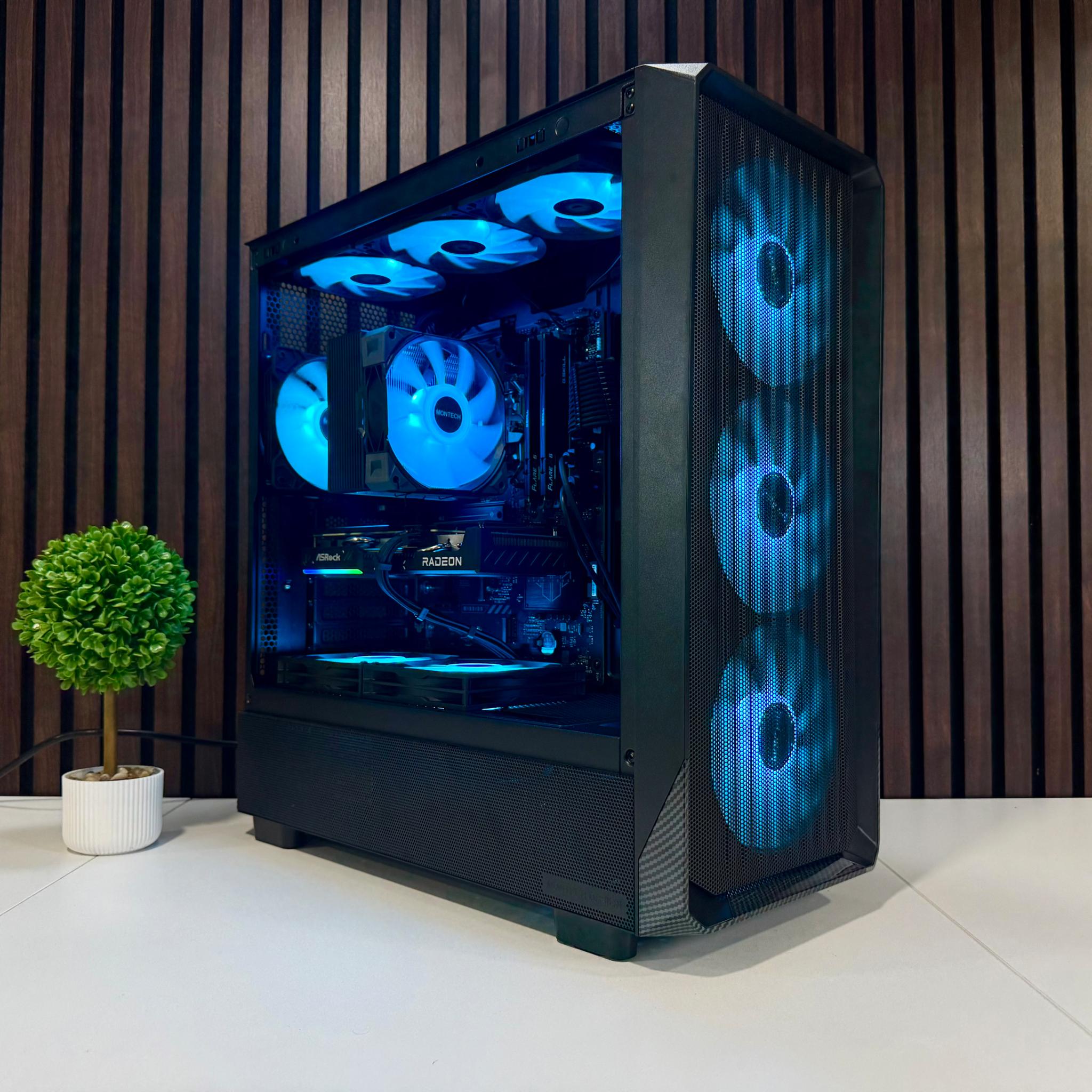 9060XT 16GB | Ryzen 7600X3D | 32GB DDR5 | 1TB SSD | 800W Gold PSU | ARGB Fans | Windows 11