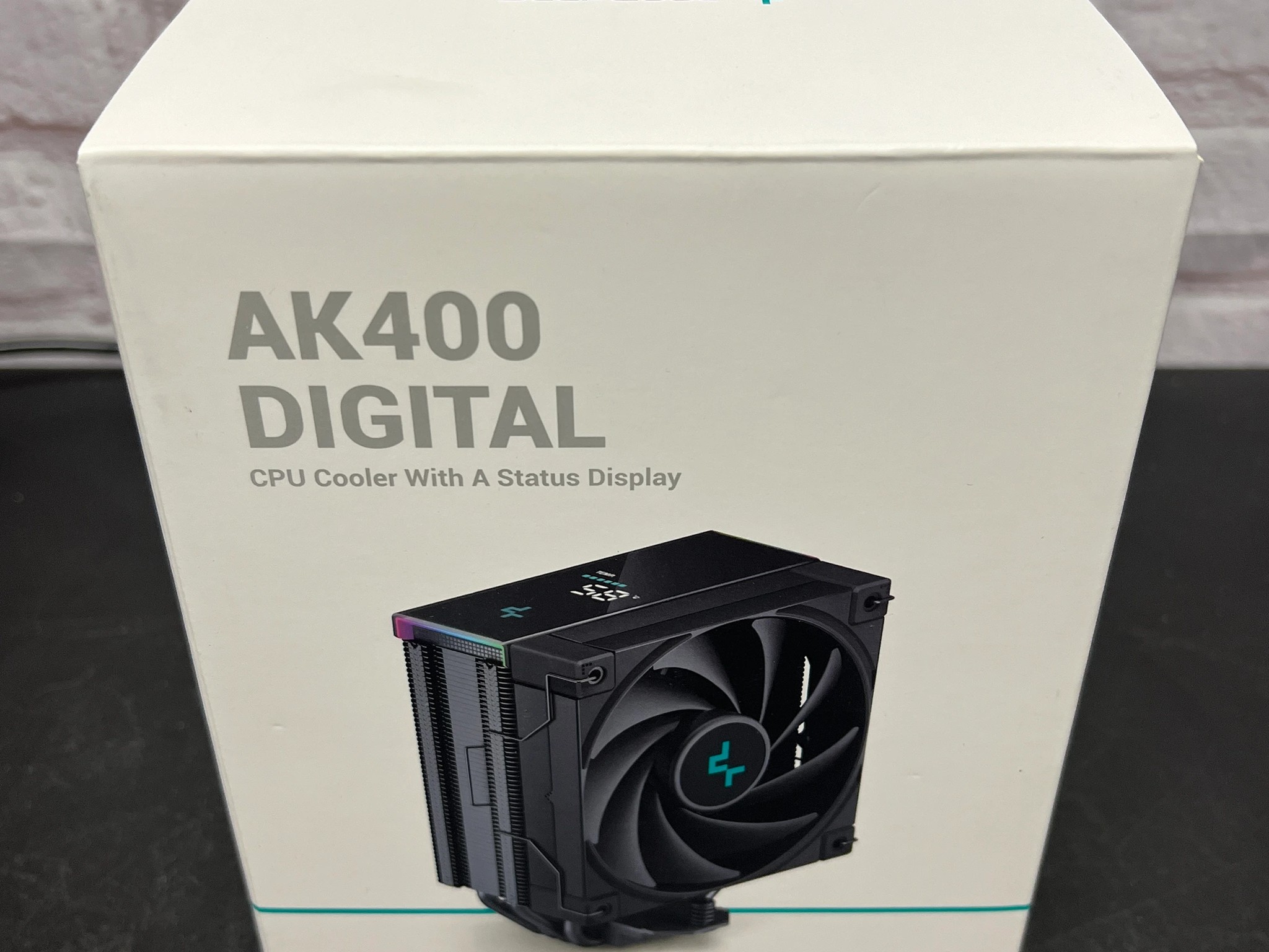 DeepCool AK400 Digital CPU Cooler with Status Display and ARGB LED Strips 120mm Fan - New