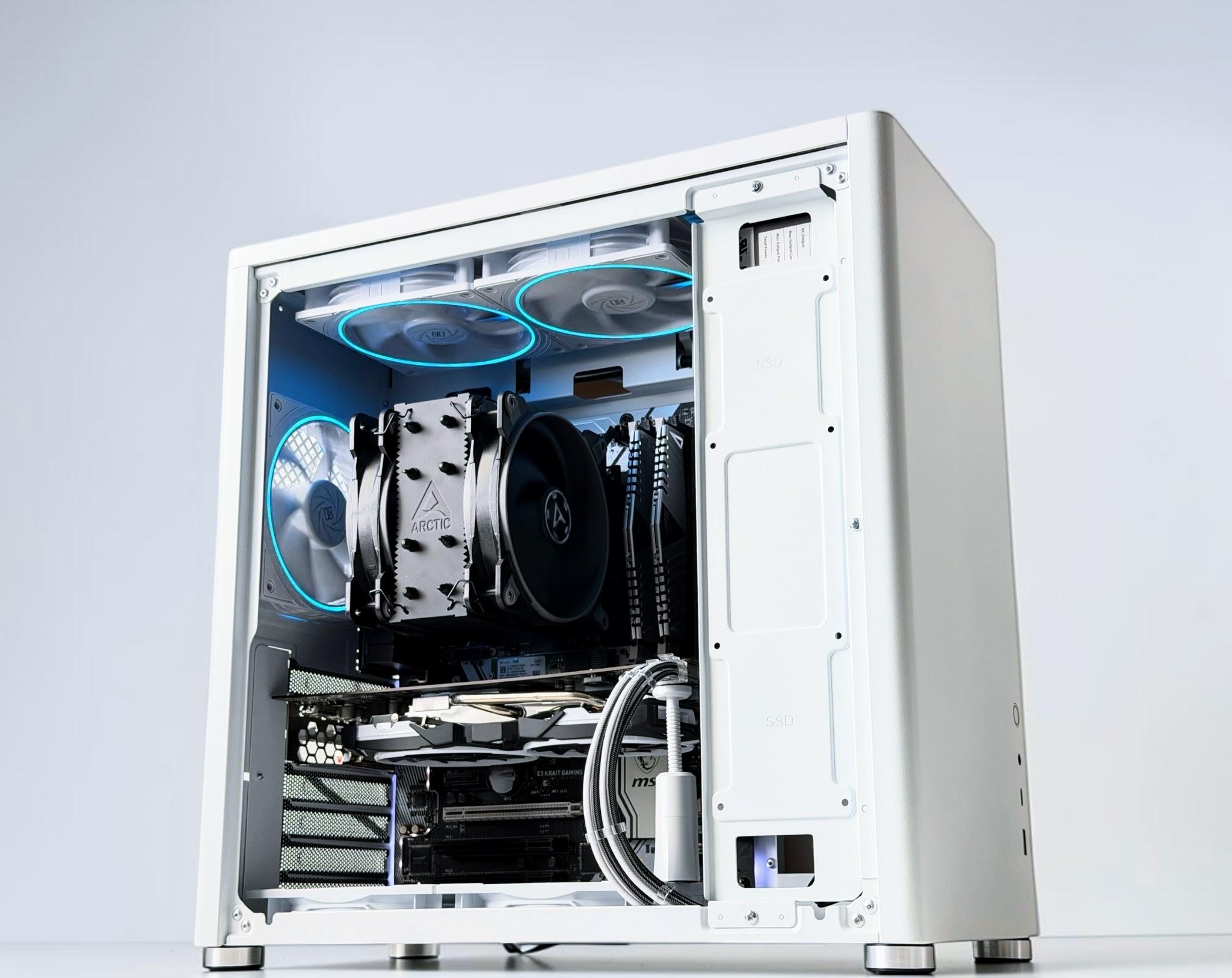 🤖 ❄️Starter Gaming PC❄️AMD RX 480 8GB❄️Intel Xeon 1240 V5 ( EQ=i7 6700)❄️16GB DDR4❄️512GB