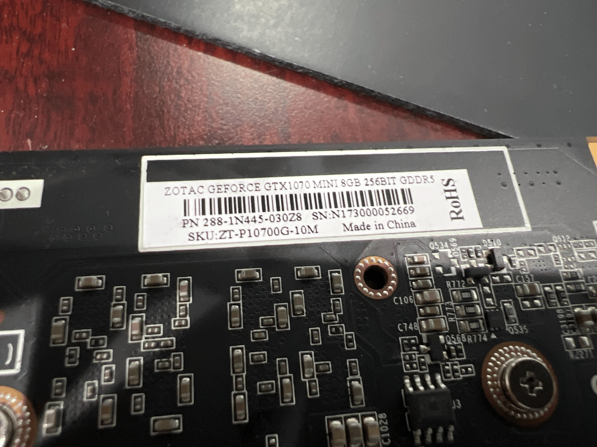 ZOTAC GeForce GTX 1070 Mini 8GB GDDR5 Graphics Card