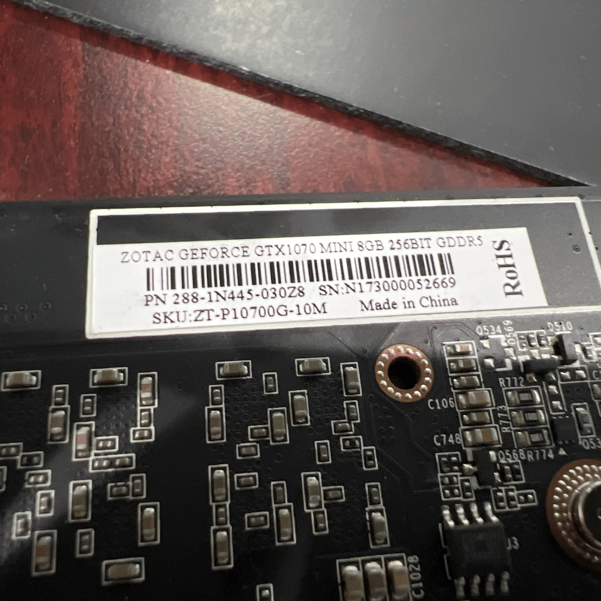 ZOTAC GeForce GTX 1070 Mini 8GB GDDR5 Graphics Card