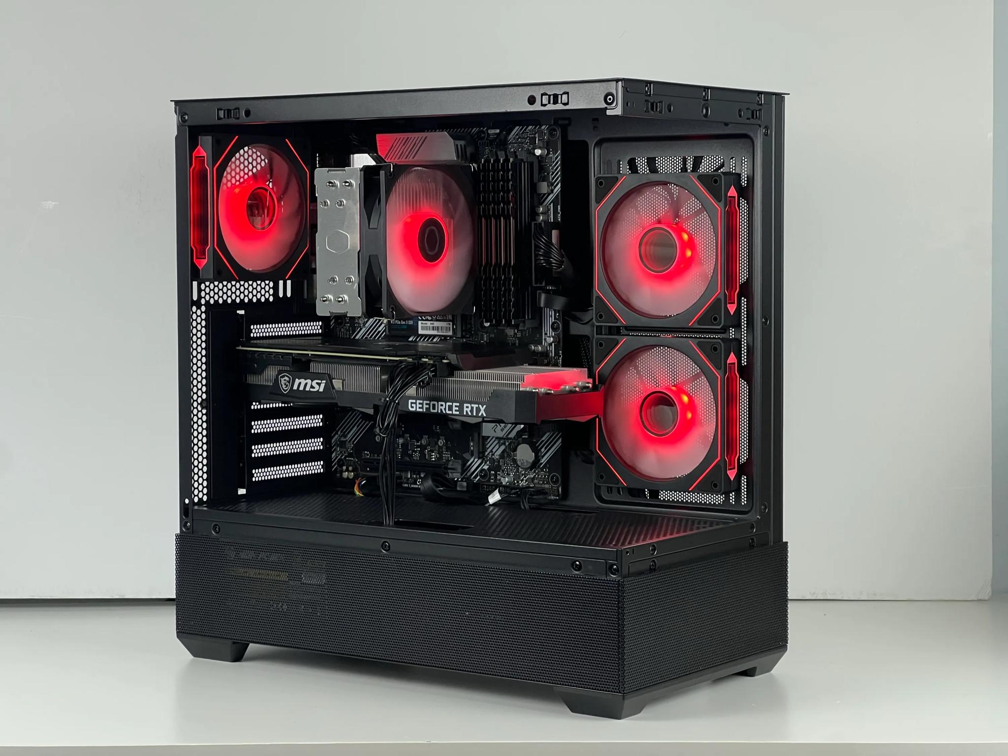 Clean Black Gaming PC | RTX 3070 | Ryzen 5 5600 | 1TB SSD | 32GB RAM