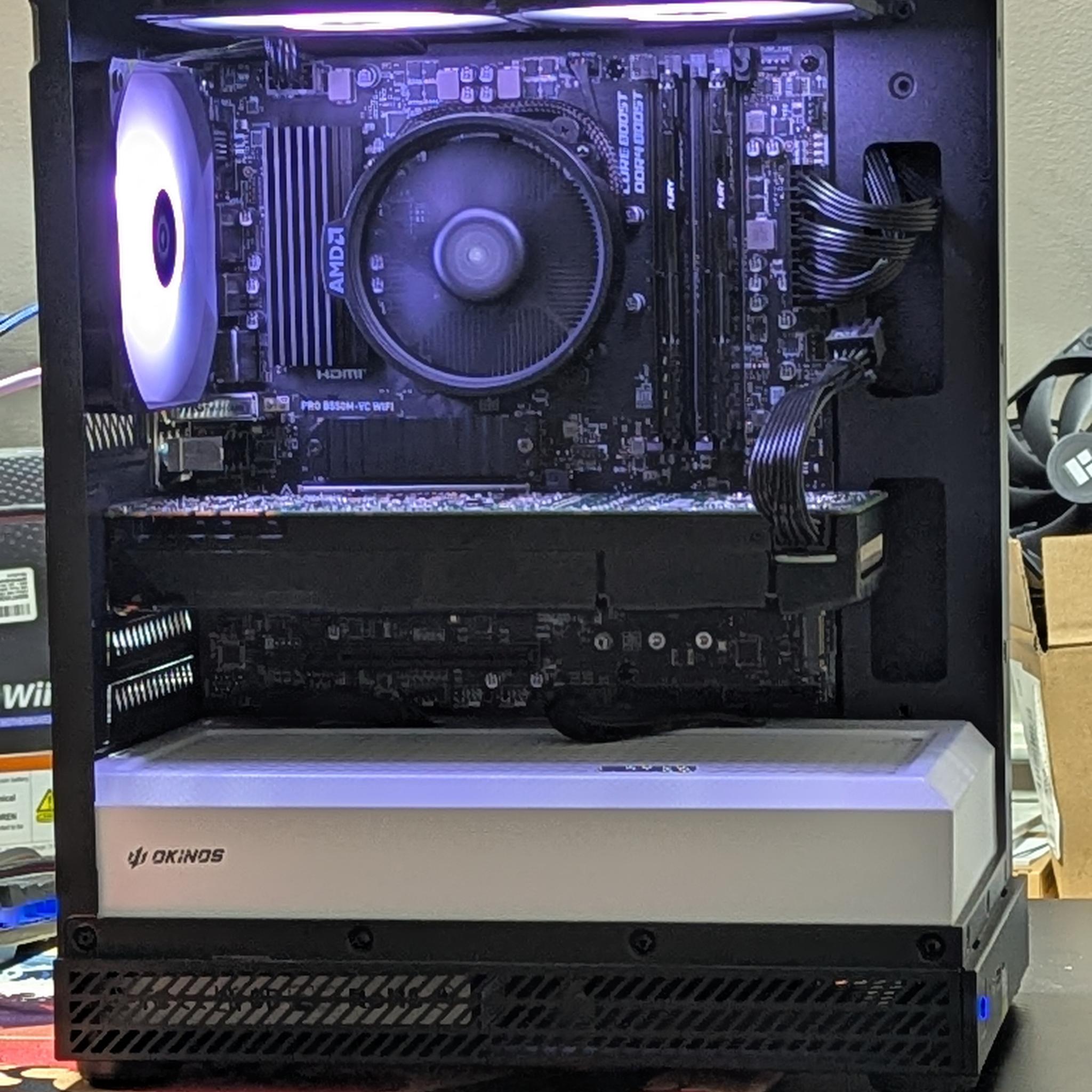 Gaming PC|AMD Ryzen 5 5500|16 GB DDR4 3200| 1 TB SSD |NVIDIA GEFORCE GTX 1070|Windows 11 Home Active