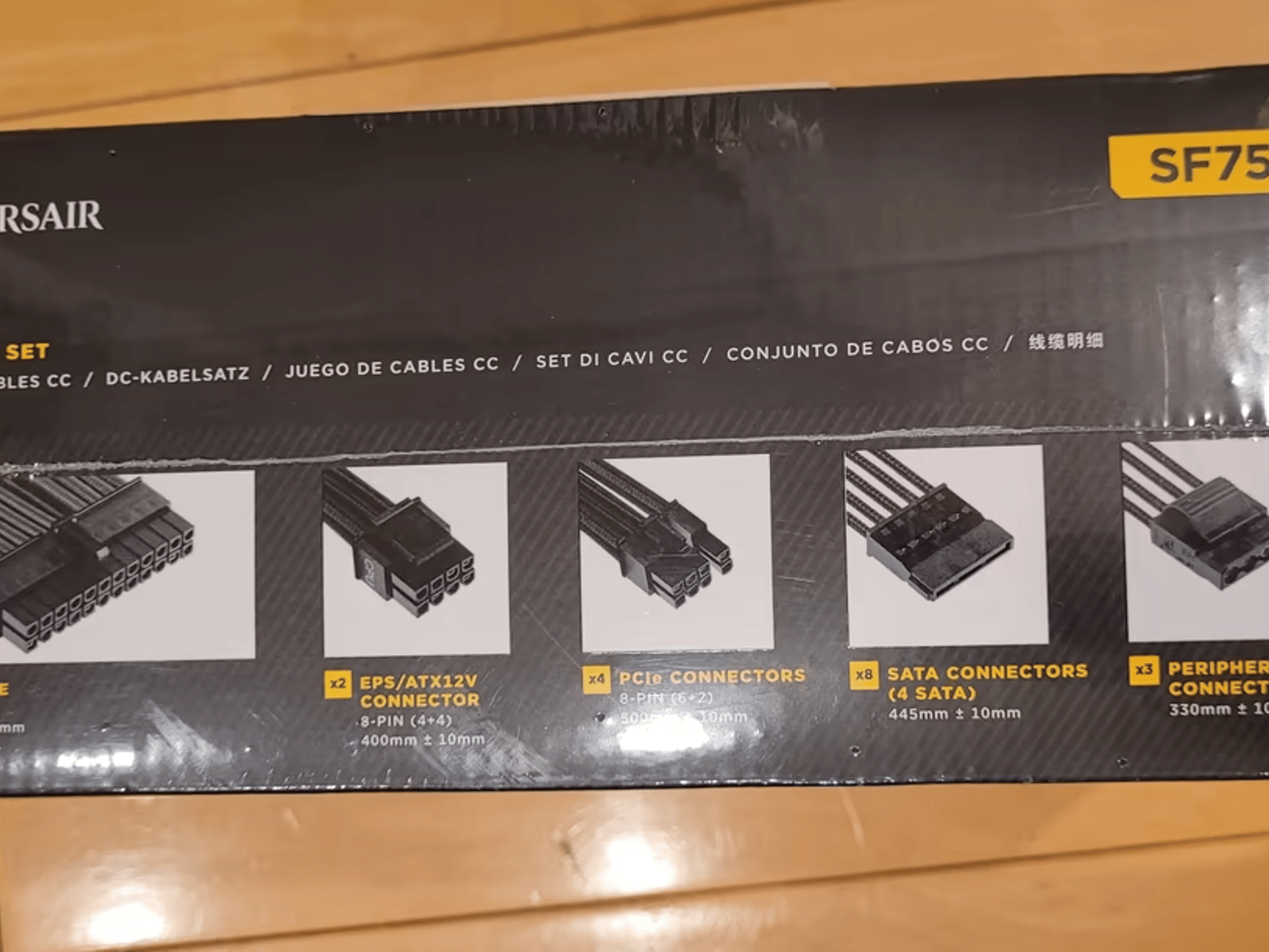 New Sealed Corsair SF750 SFX 80+ Platinum Certified Small Form Factor Fully Modular Power Supply