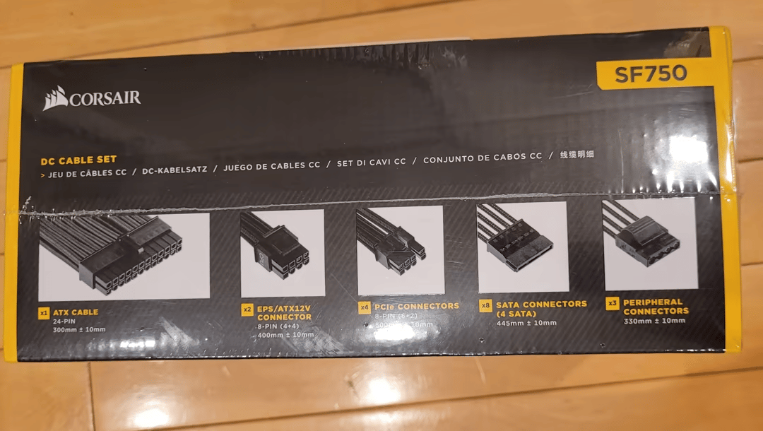 New Sealed Corsair SF750 SFX 80+ Platinum Certified Small Form Factor Fully Modular Power Supply