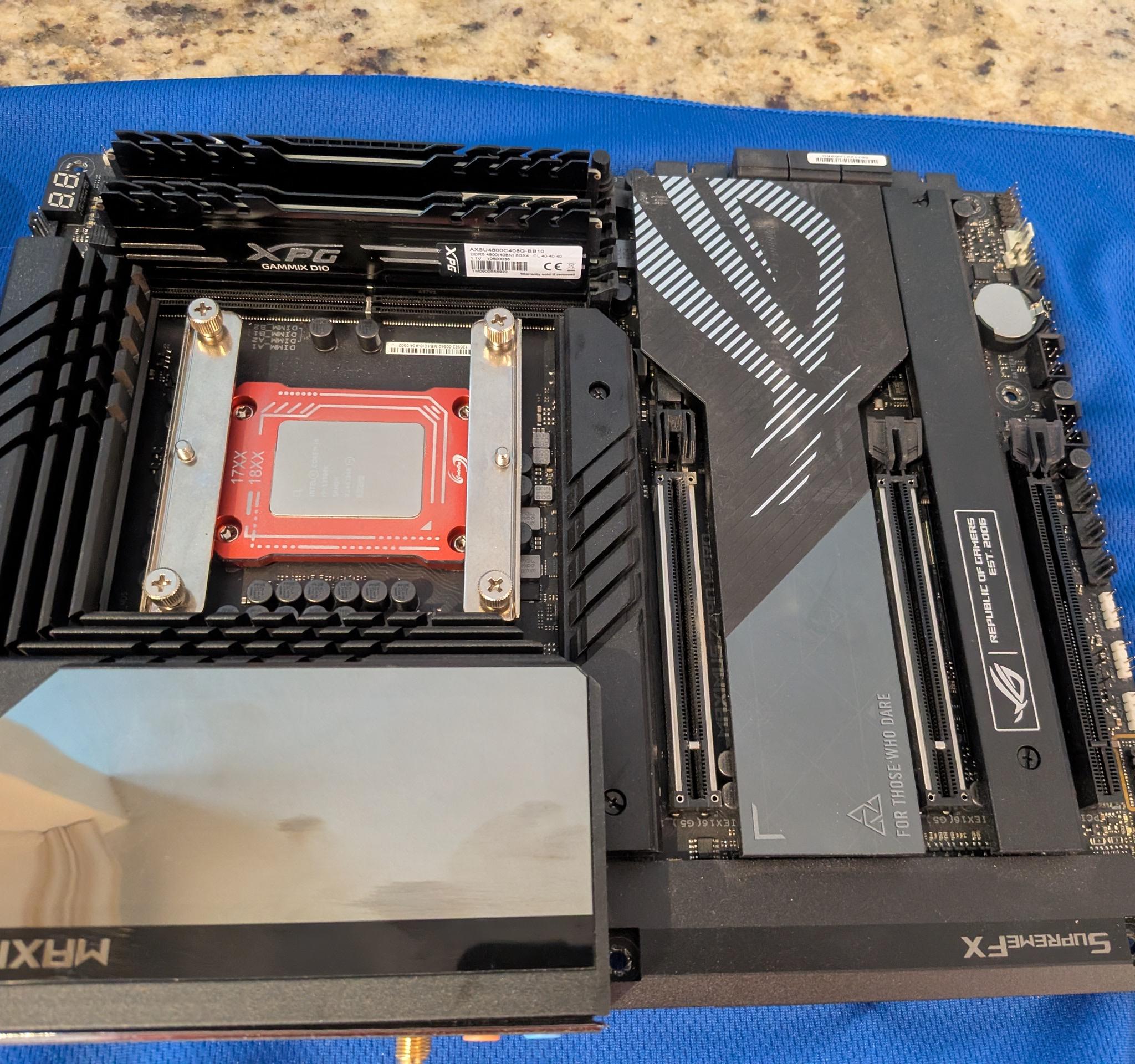 Asus Z790 w/ i9 13900k
