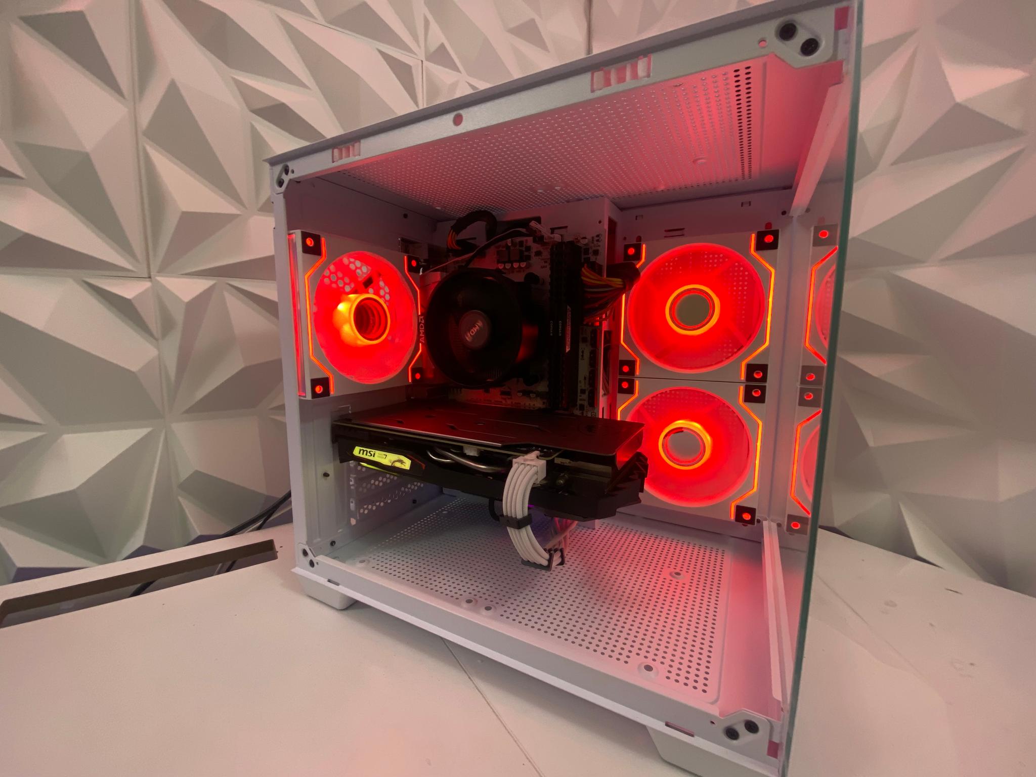 🎅🎅 White Elite Build – Ryzen 5 2600 + GTX 1660 Ti 6GB | 1080p High FPS Ready