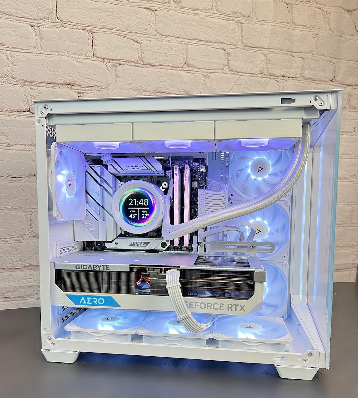 RTX 4080 Super Aero Ryzen 7 7800X3D 32GB DDR5 RAM 2TB M.2 Gaming PC