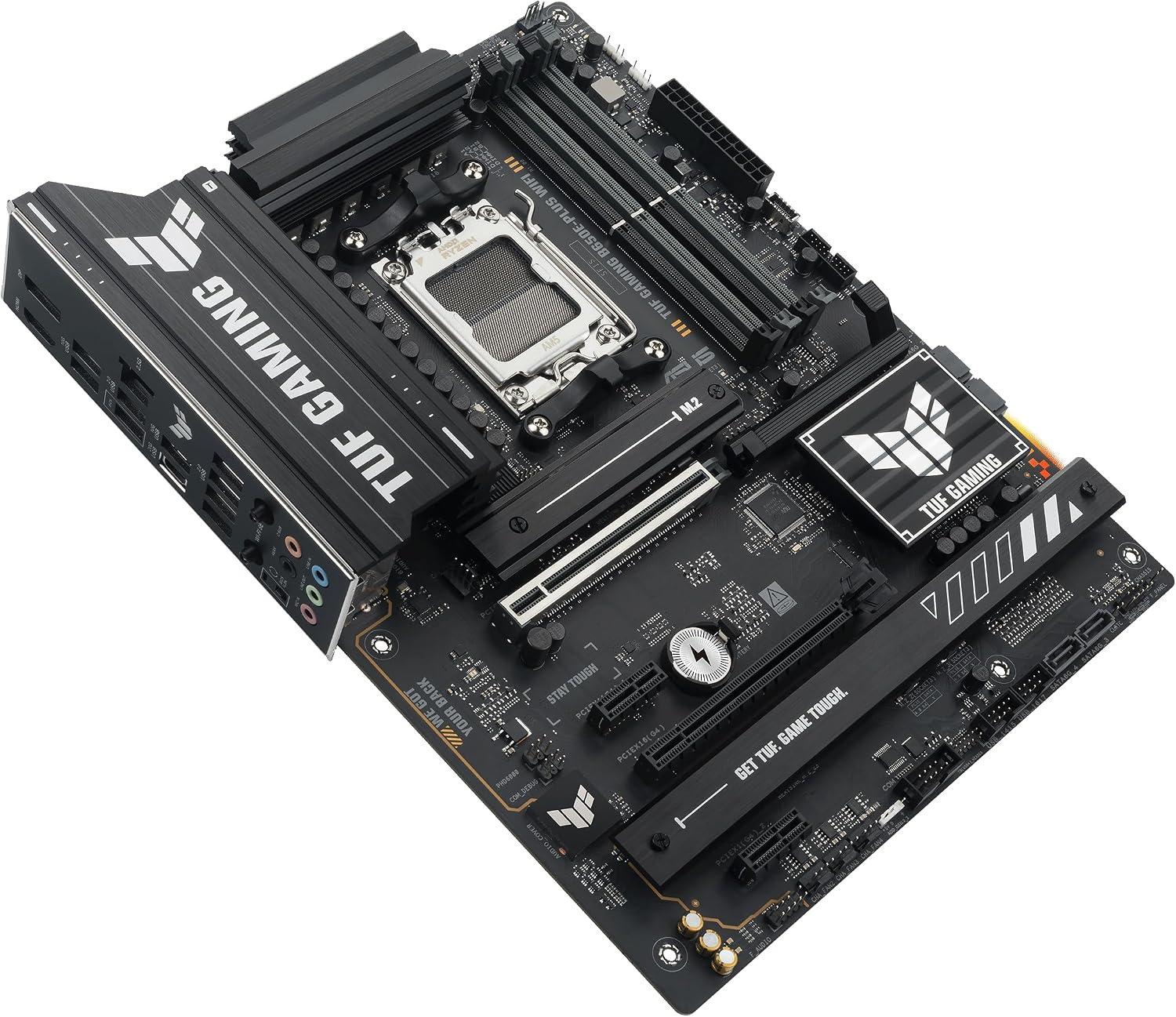 ASUS TUF GAMING B650E-PLUS WIFI AMD B650E AM5 DDR5 ATX Desktop Motherboard