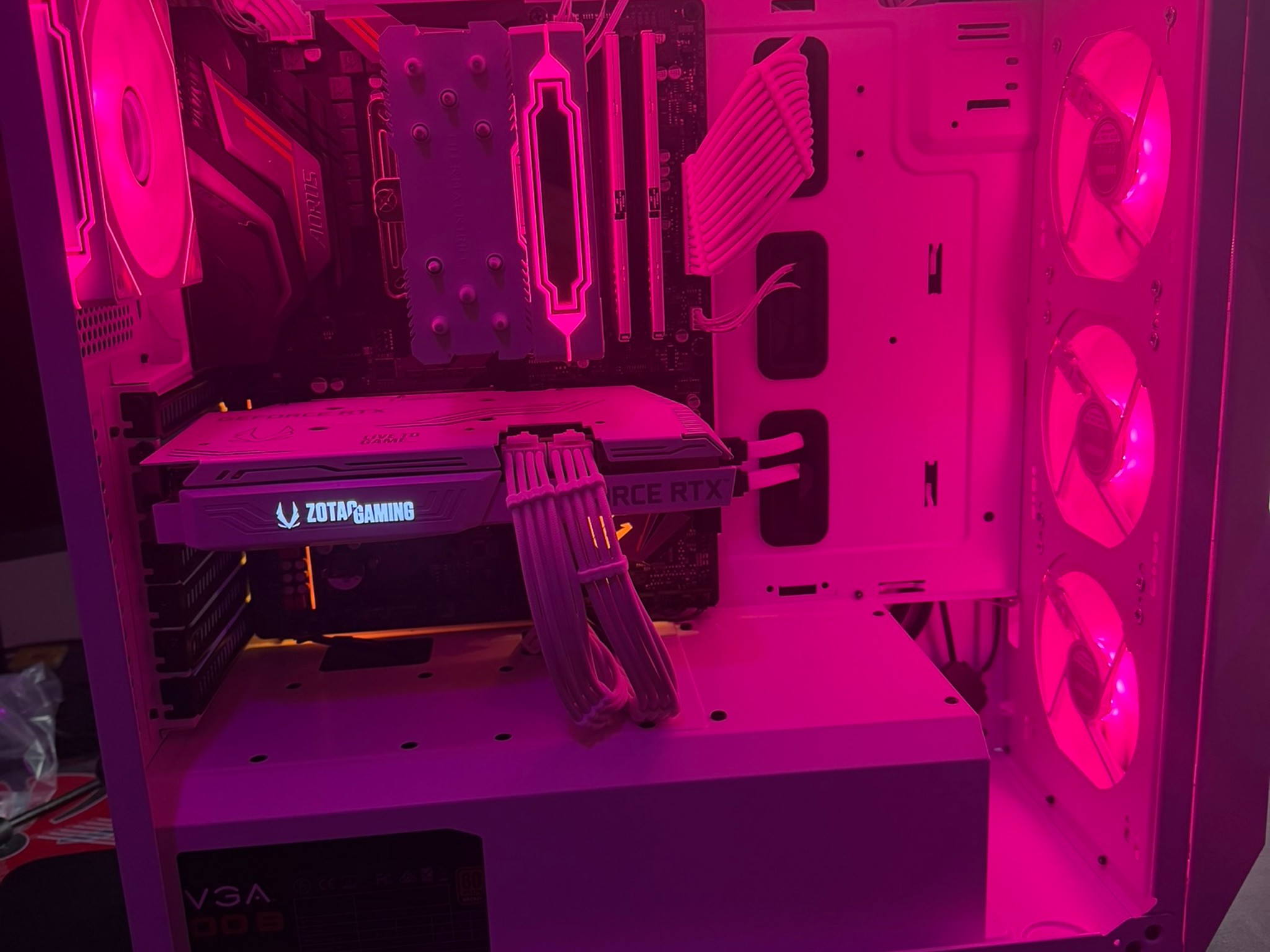 🖥️ Custom White RGB Gaming PC| 7 5800X |  RTX 3060 Ti  | 32GB RAM  |  Ultra-Cooled | 🖥️