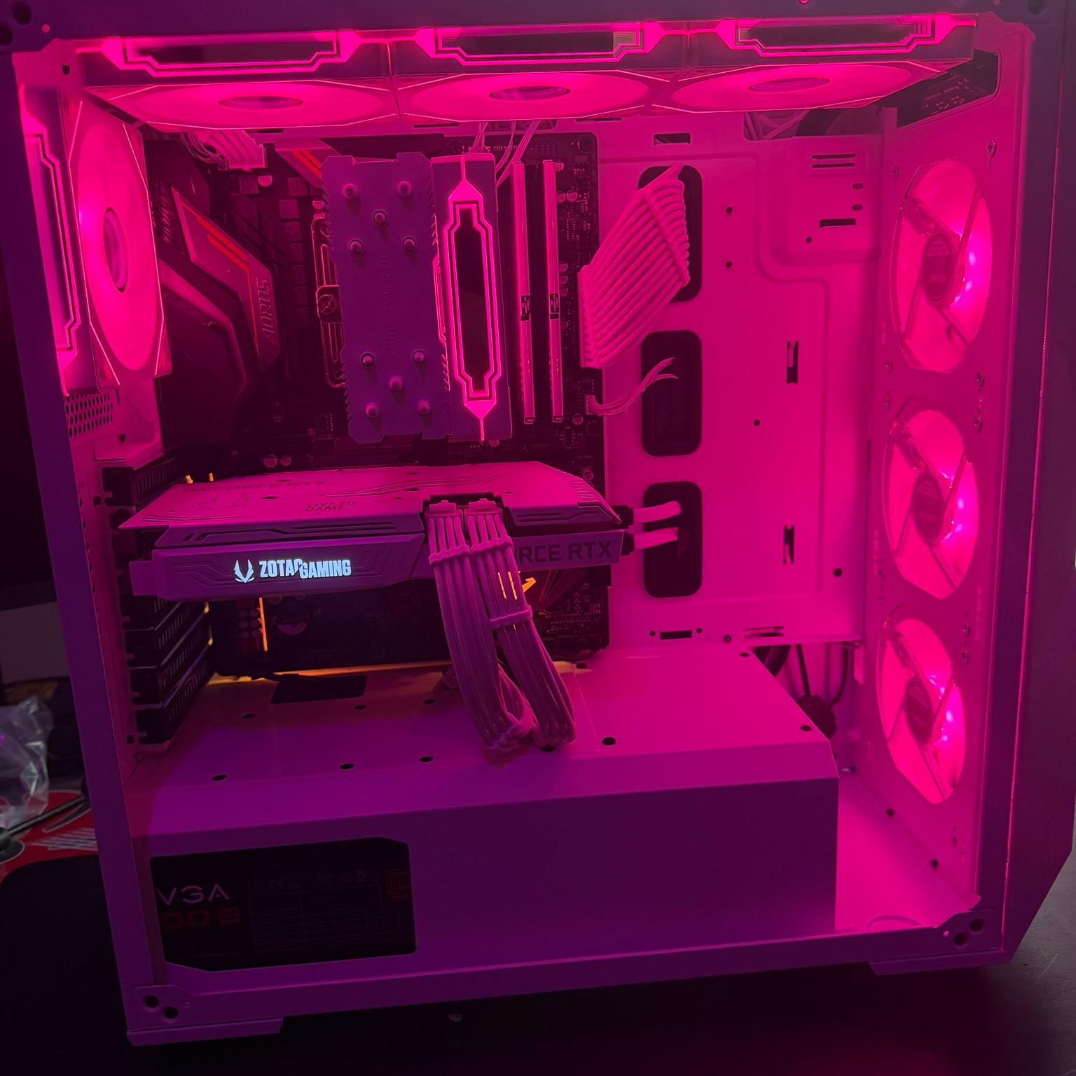 🖥️ Custom White RGB Gaming PC| 7 5800X |  RTX 3060 Ti  | 32GB RAM  |  Ultra-Cooled | 🖥️