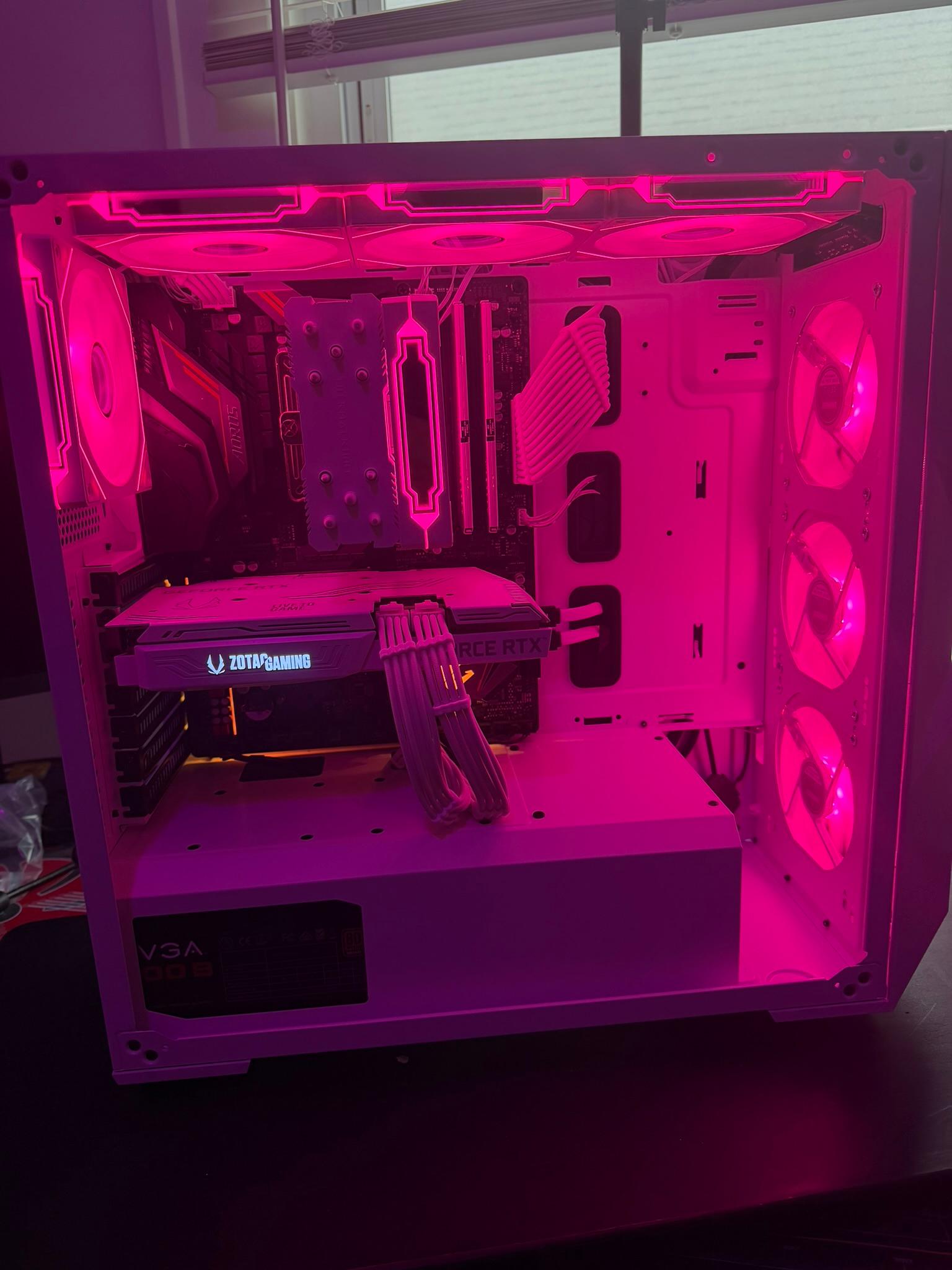 🖥️ Custom White RGB Gaming PC| 7 5800X |  RTX 3060 Ti  | 32GB RAM  |  Ultra-Cooled | 🖥️