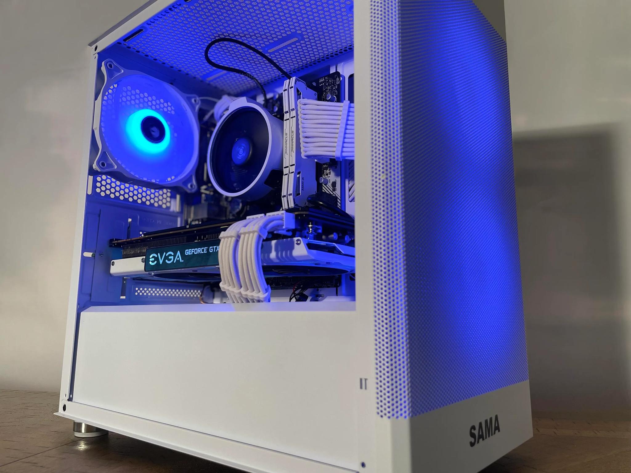 White RGB Gaming PC | Ryzen 5 3600 | GTX 1070 | 16GB DDR4 | 480GB SSD | Windows 11