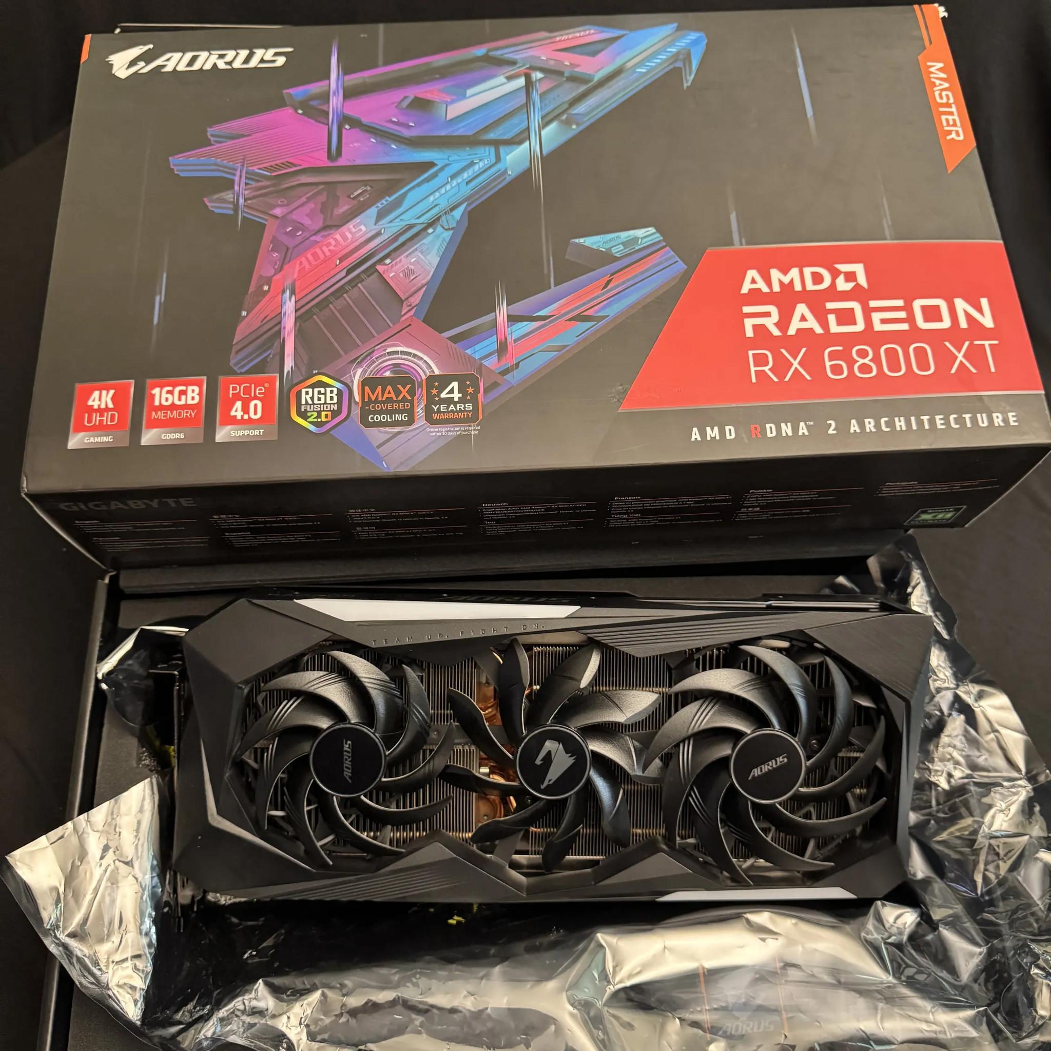 Gigabyte Aorus Master RX 6800XT 16GB