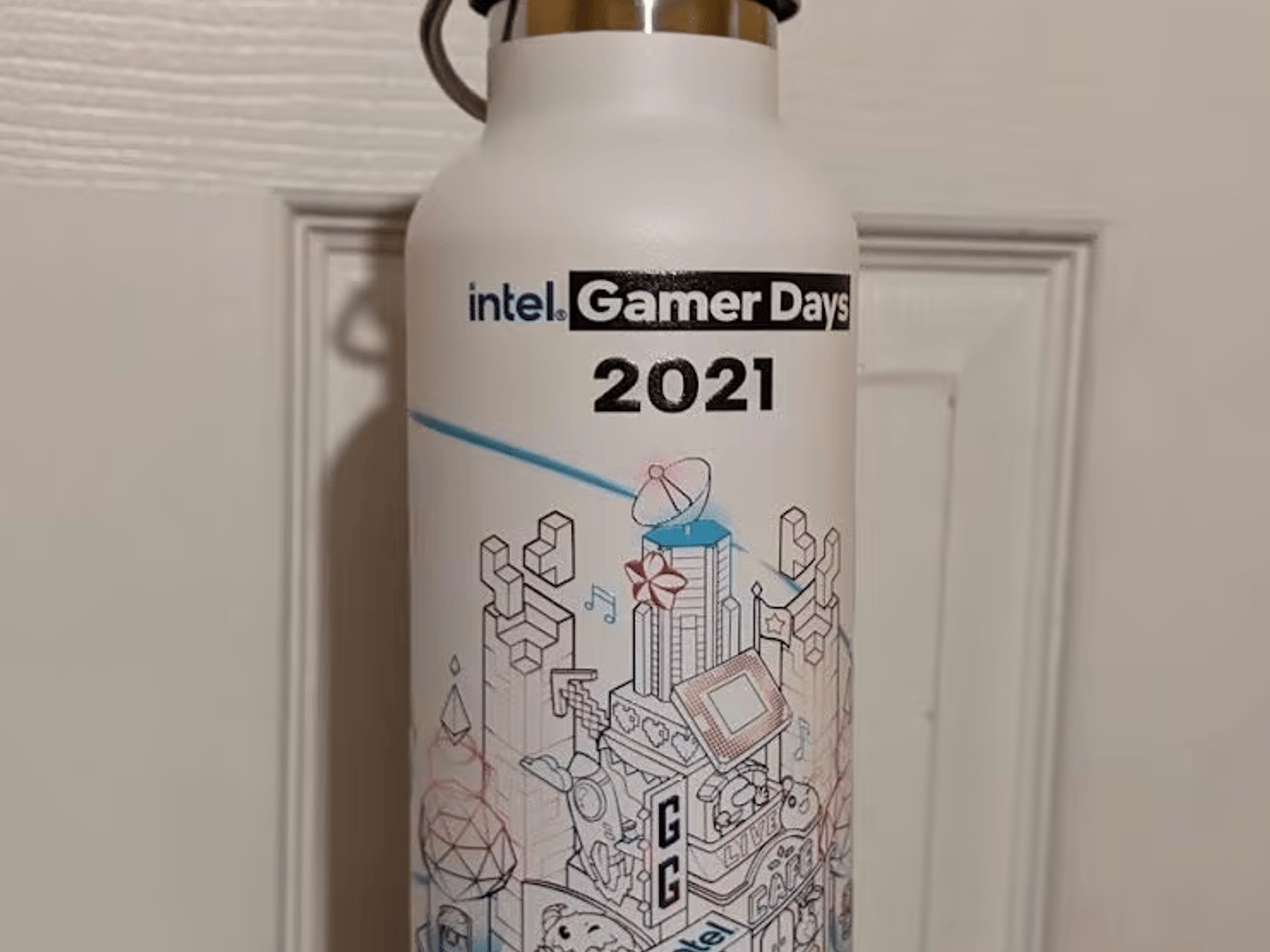 BNOB Intel Gamer Days 2021 Insulated Thermal Steel Water Bottle