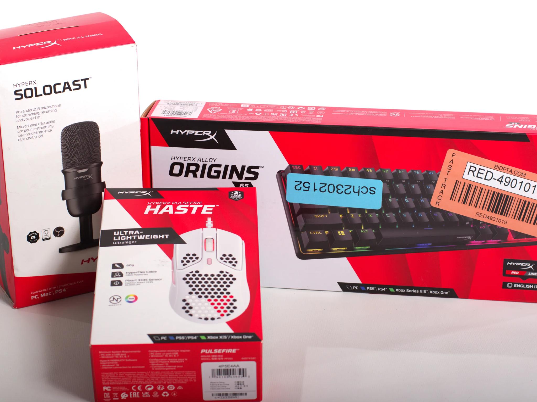 HyperX SOLOCAST USB Condenser Microphone - Black - New