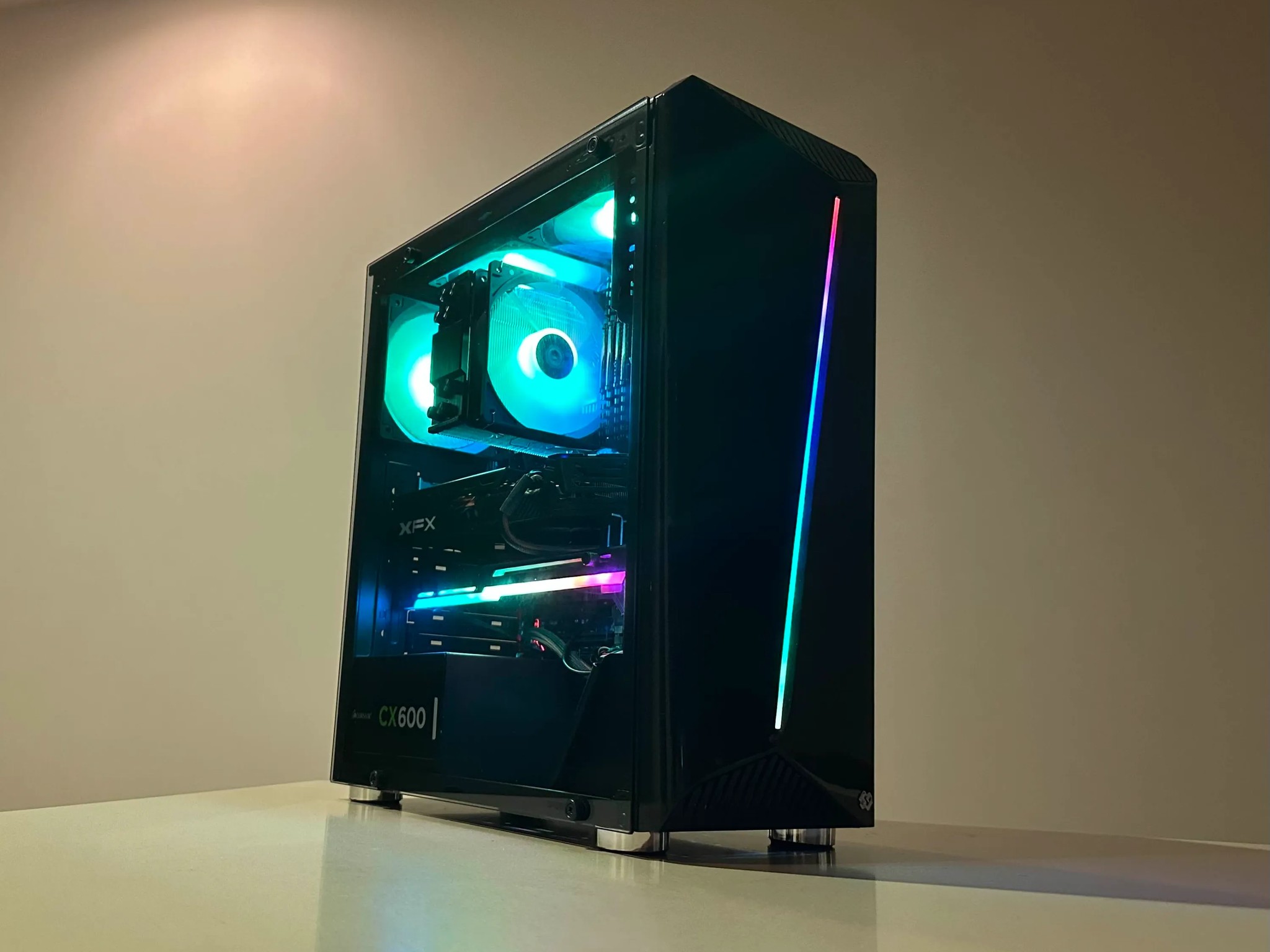 Starter Gaming PC – Intel Core i7-4770K | XFX AMD Radeon RX 580 | 32GB RAM | 1TB SSD | Win10
