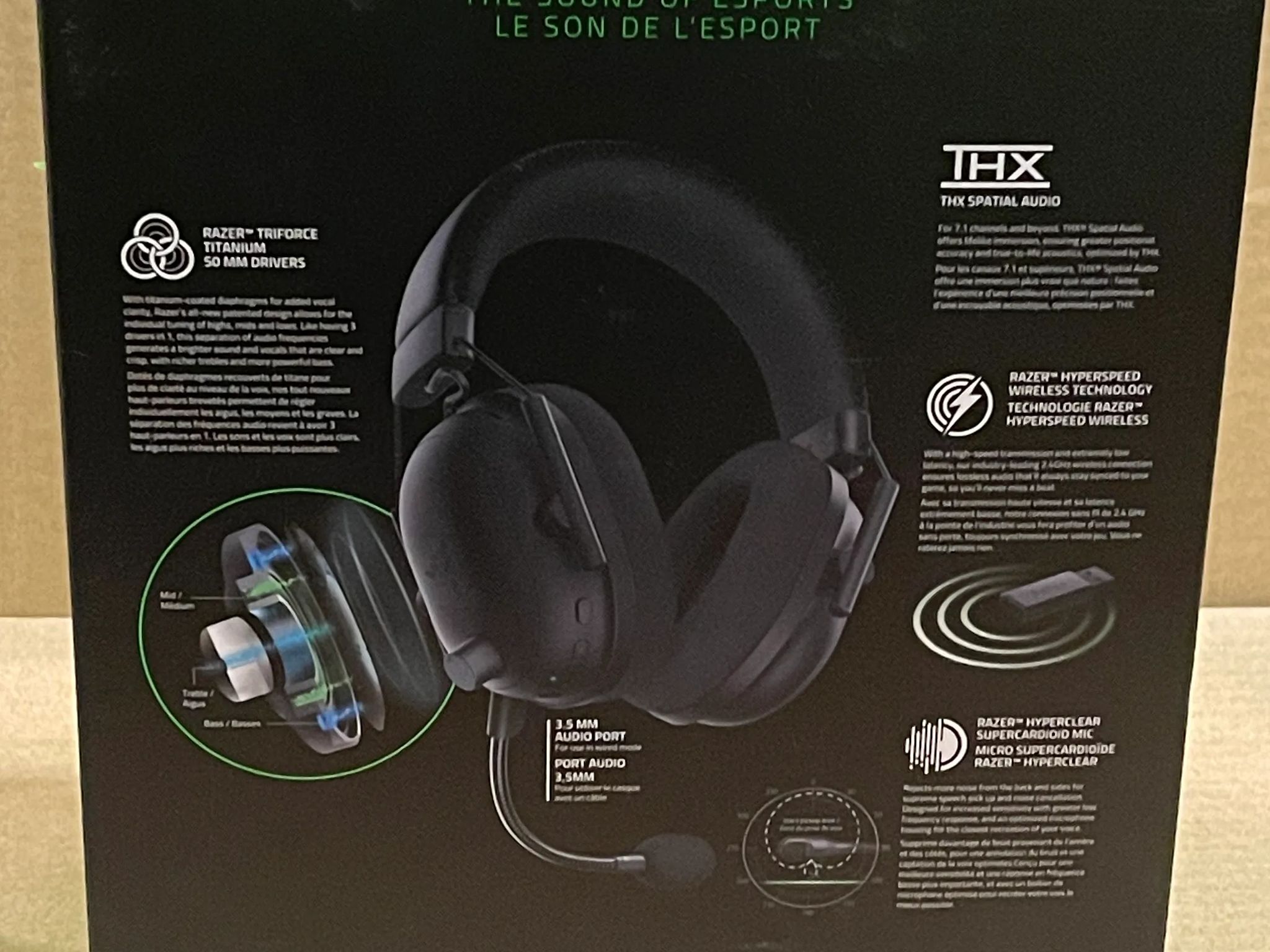 Used, Razer BlackShark V2 Pro Wireless Gaming Headset