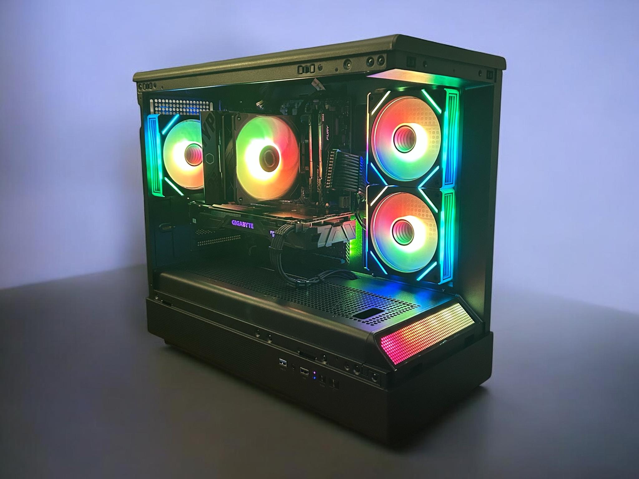 Gigabyte OC GTX 1080 | Ryzen 5 2600 | Black Gaming PC