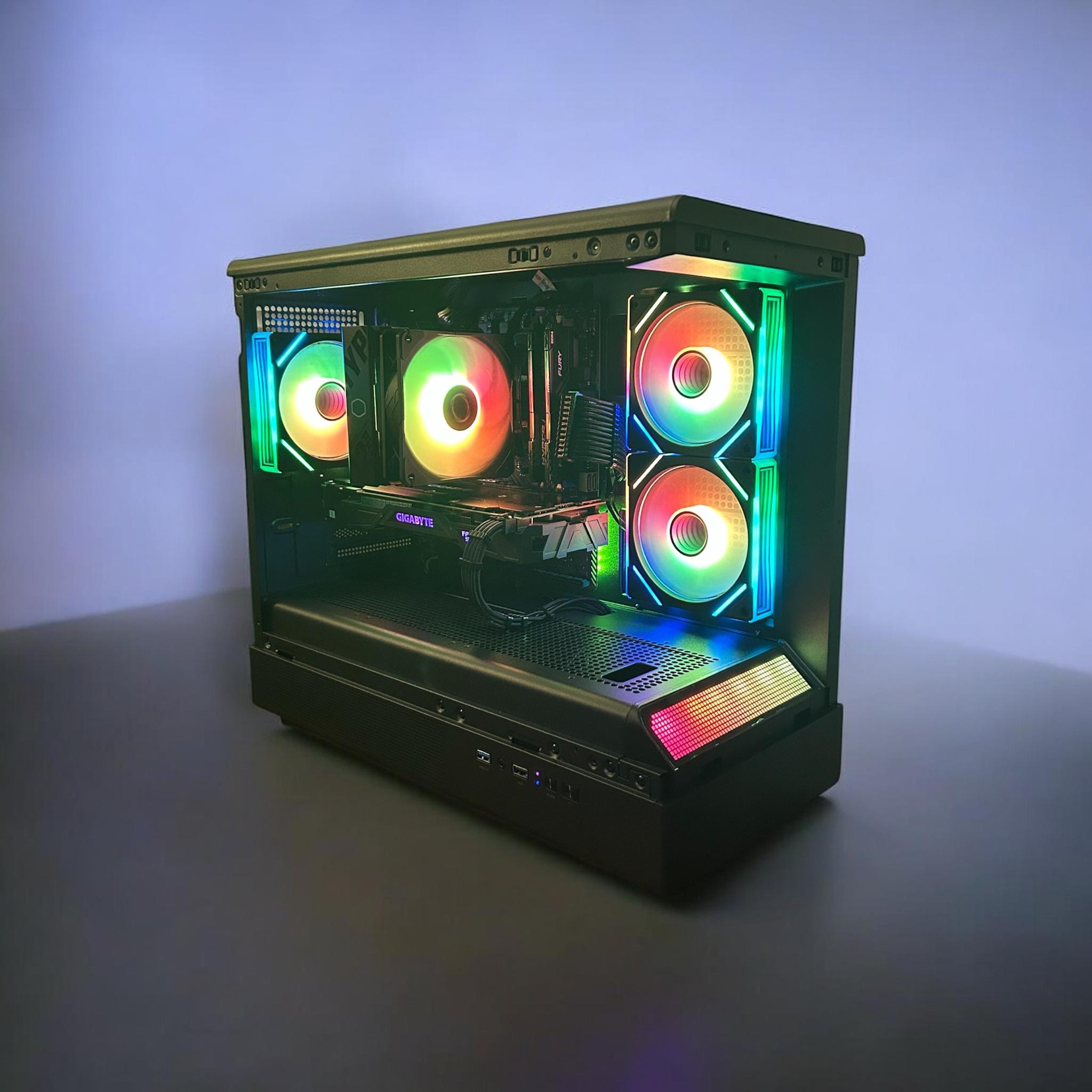 Gigabyte OC GTX 1080 | Ryzen 5 2600 | Black Gaming PC