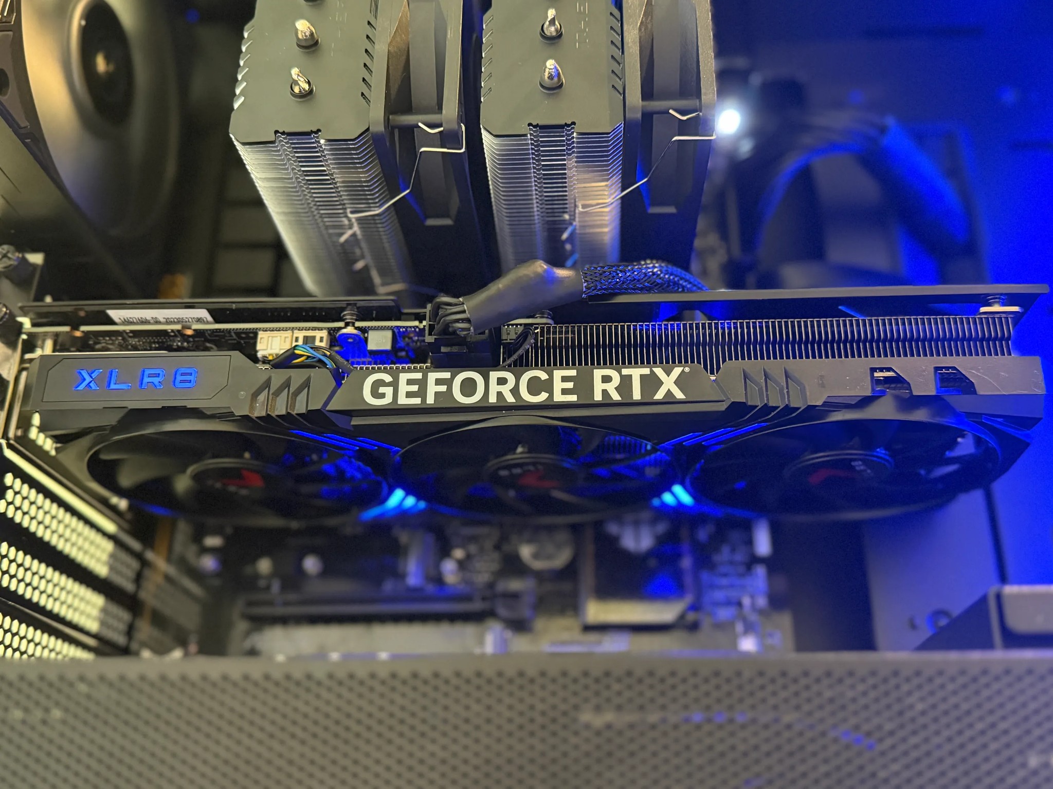1080p & 1440p Gaming PC - The Blue Sentinel | 4060 TI | 7800X3D | 32GB RAM | 2TB NVME | 850W Gold